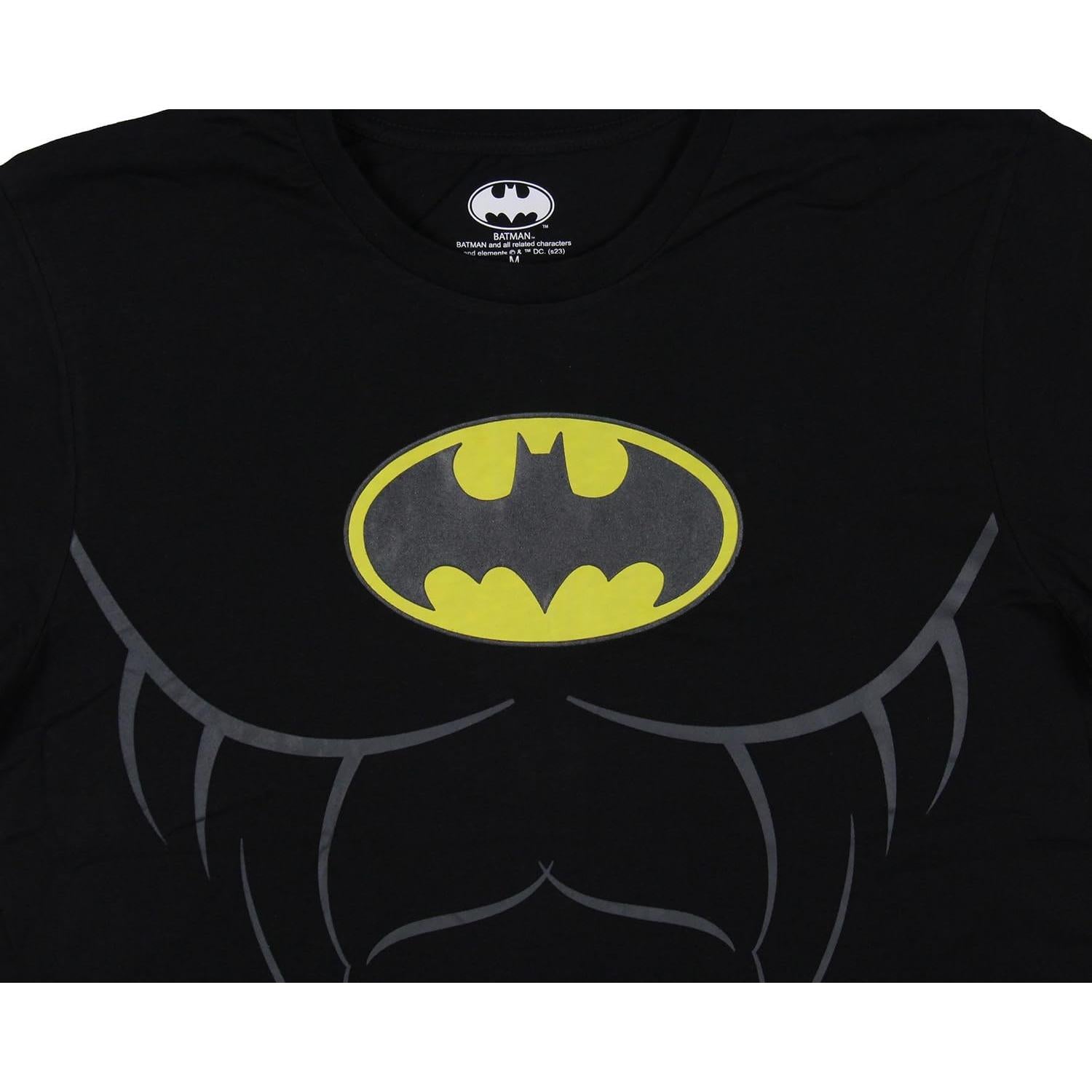 Camisa de disfraz Batman DC Comics con capa desmontable