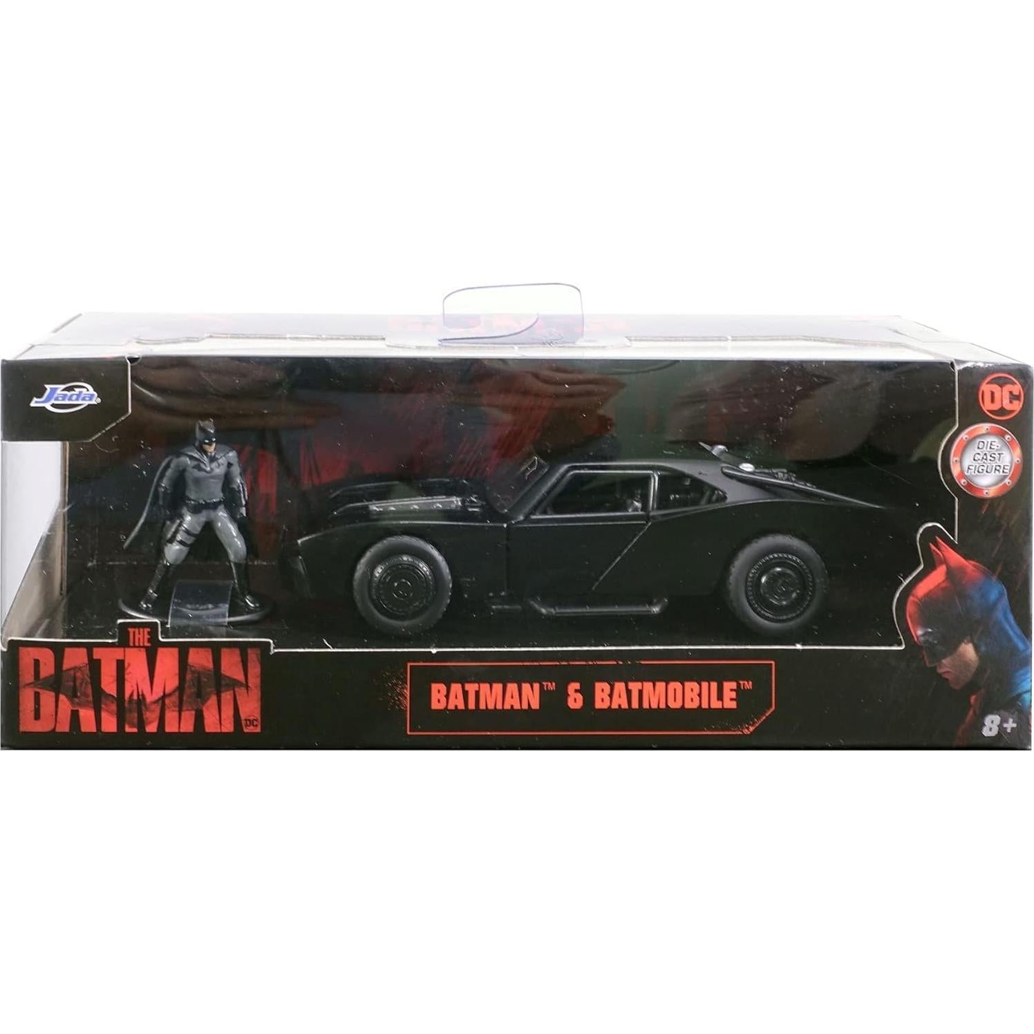 Batmóvil de Batman Jada Toys 1:32 con Figura Miniatura