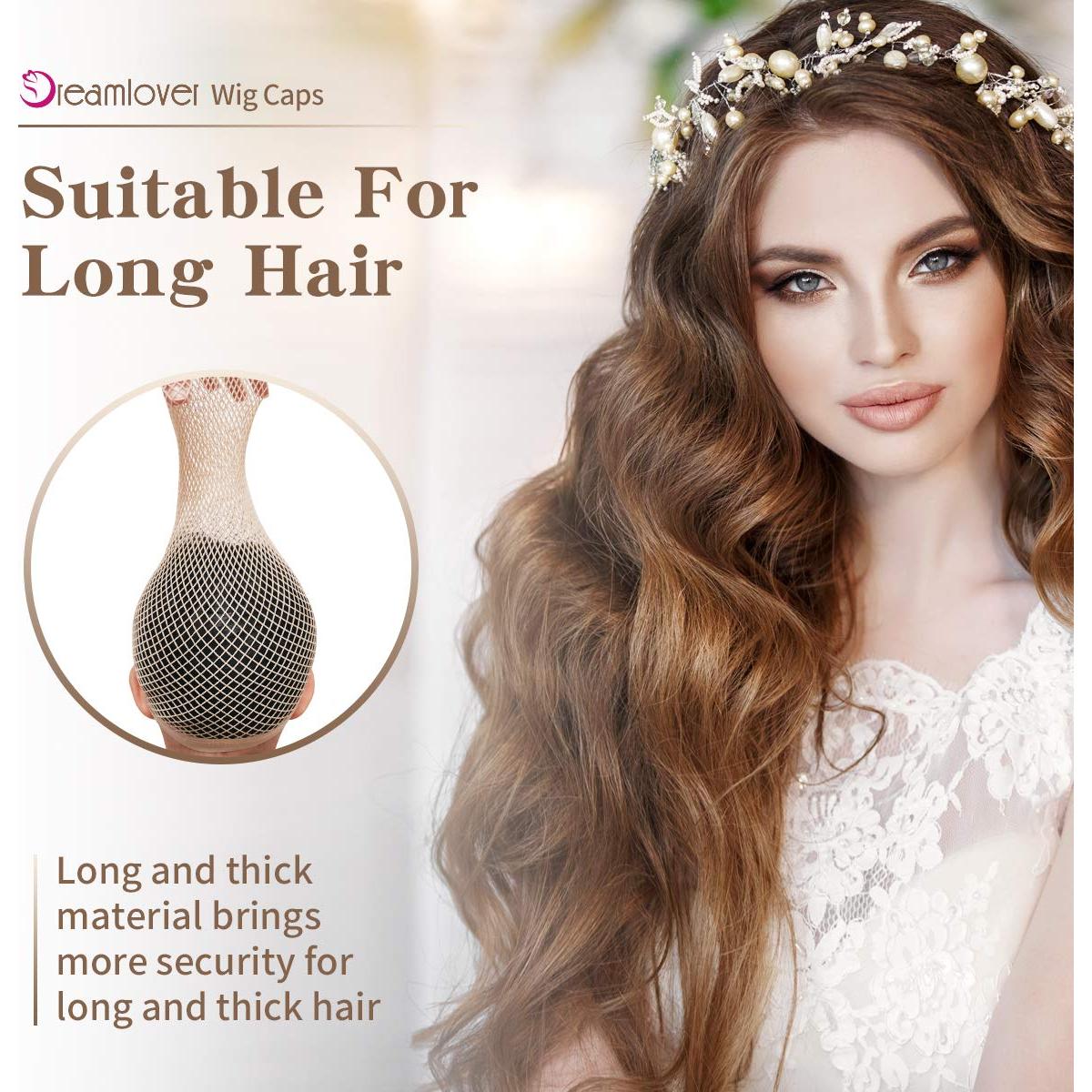 Gorros de Peluca Dreamlover Nude 2 Piezas para Mujeres