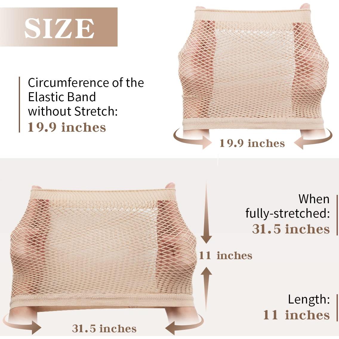 Gorros de Peluca Dreamlover Nude 2 Piezas para Mujeres