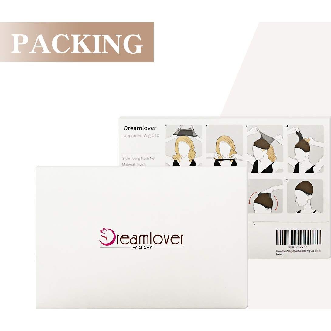 Gorros de Peluca Dreamlover Nude 2 Piezas para Mujeres