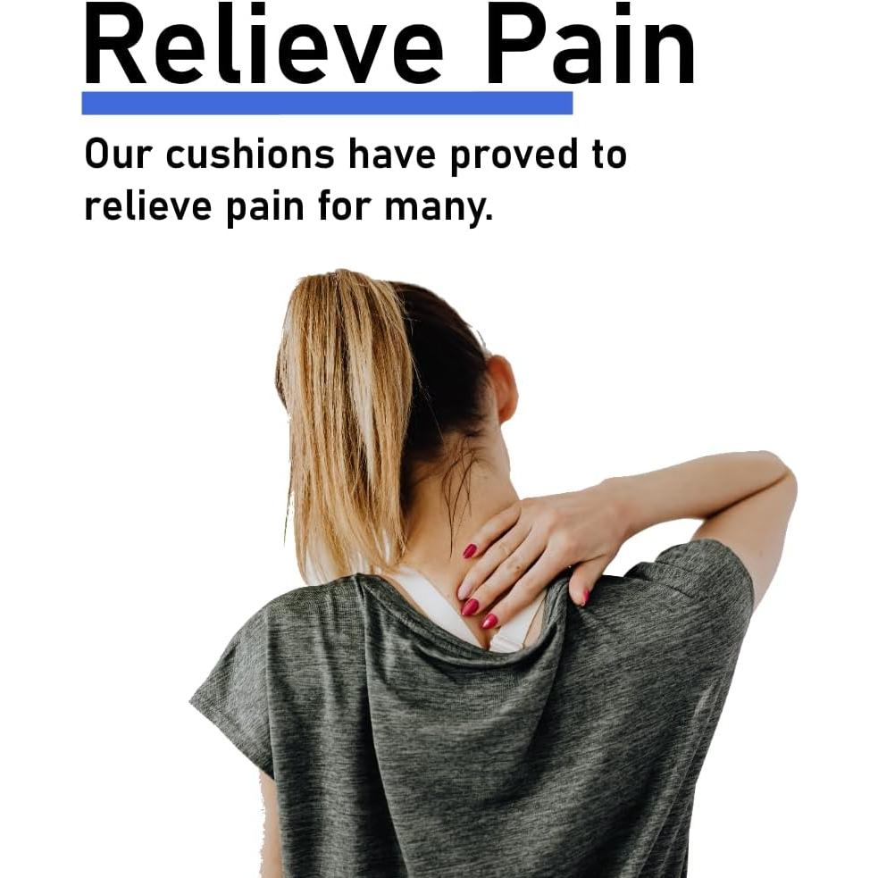 Cojín de Gel Azul Grande ComforTec - Alivio de Presión y Enfriamiento