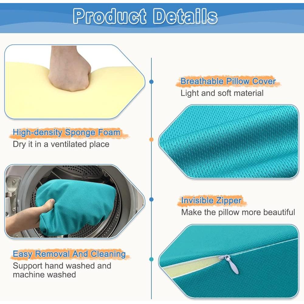 Cojín Wedge Mistuki 86.6x30.5cm Espuma Antideslizante