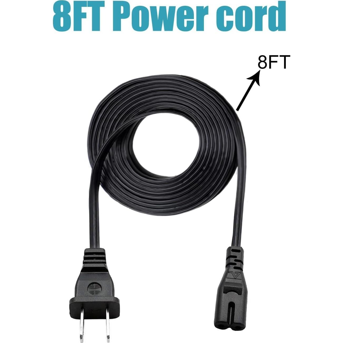 Cable de alimentación 2 clavijas Saireed 2,5m para refrigerador