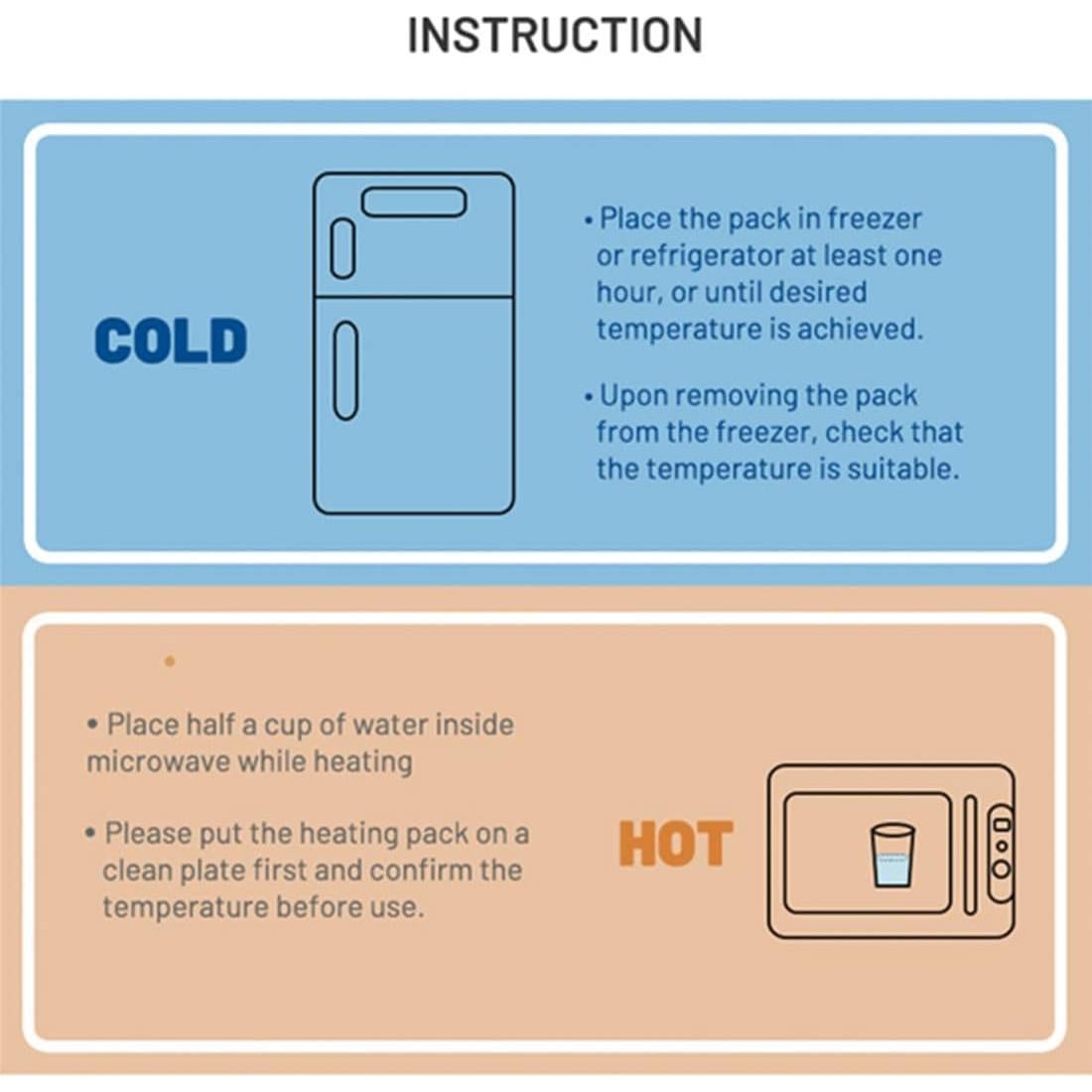 Almohadilla Térmica Húmeda Coldchill 14x20 cm para Dolor