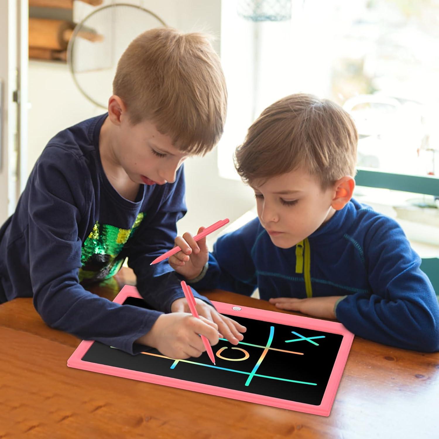 EooCoo Tableta de Escritura LCD 15" Rosa para Niños