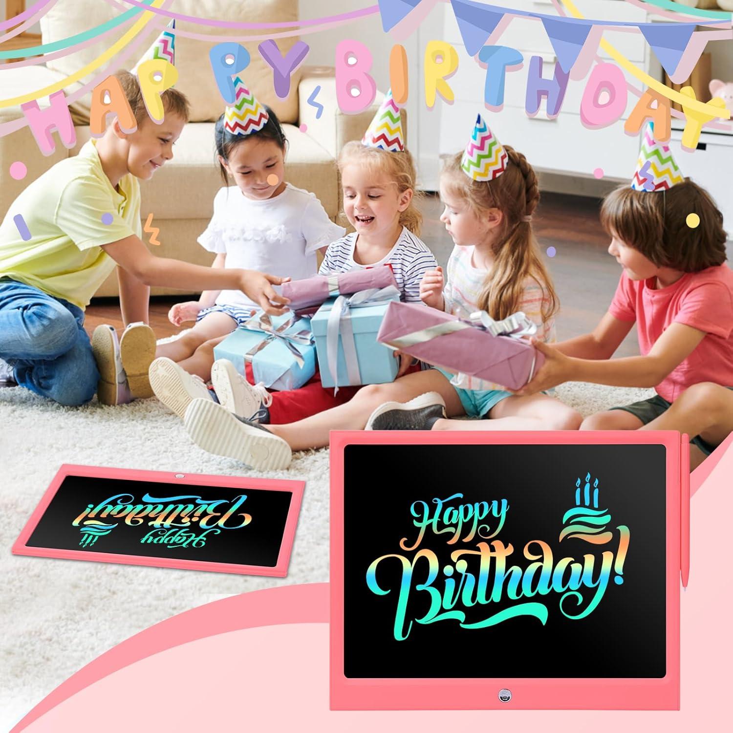 EooCoo Tableta de Escritura LCD 15" Rosa para Niños