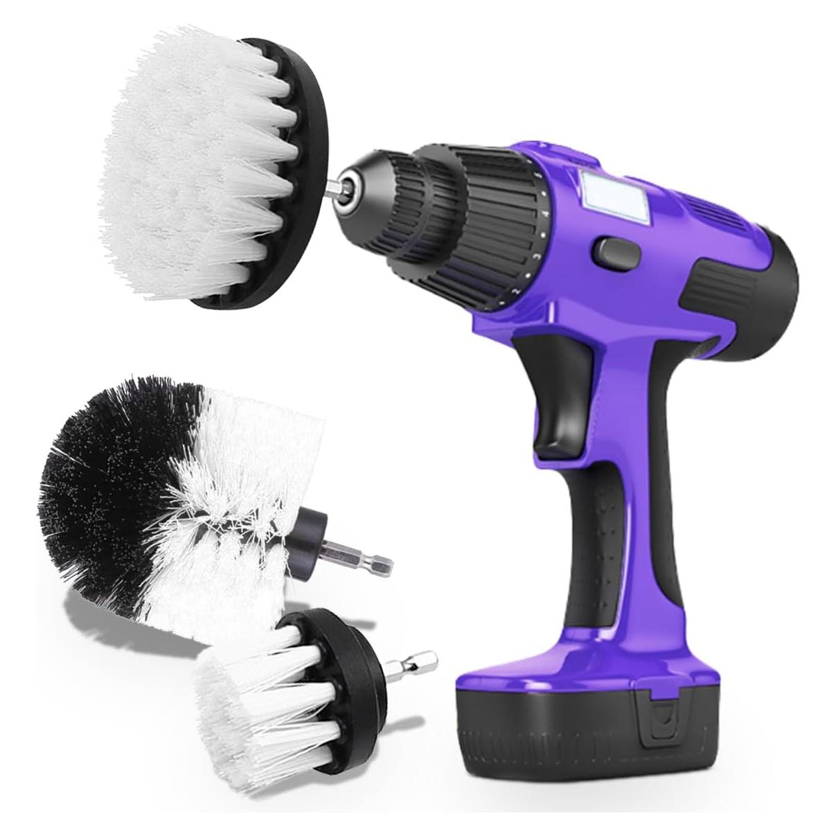 Juego de Cepillos de Detalle para Automóviles BDZMC 3 Piezas