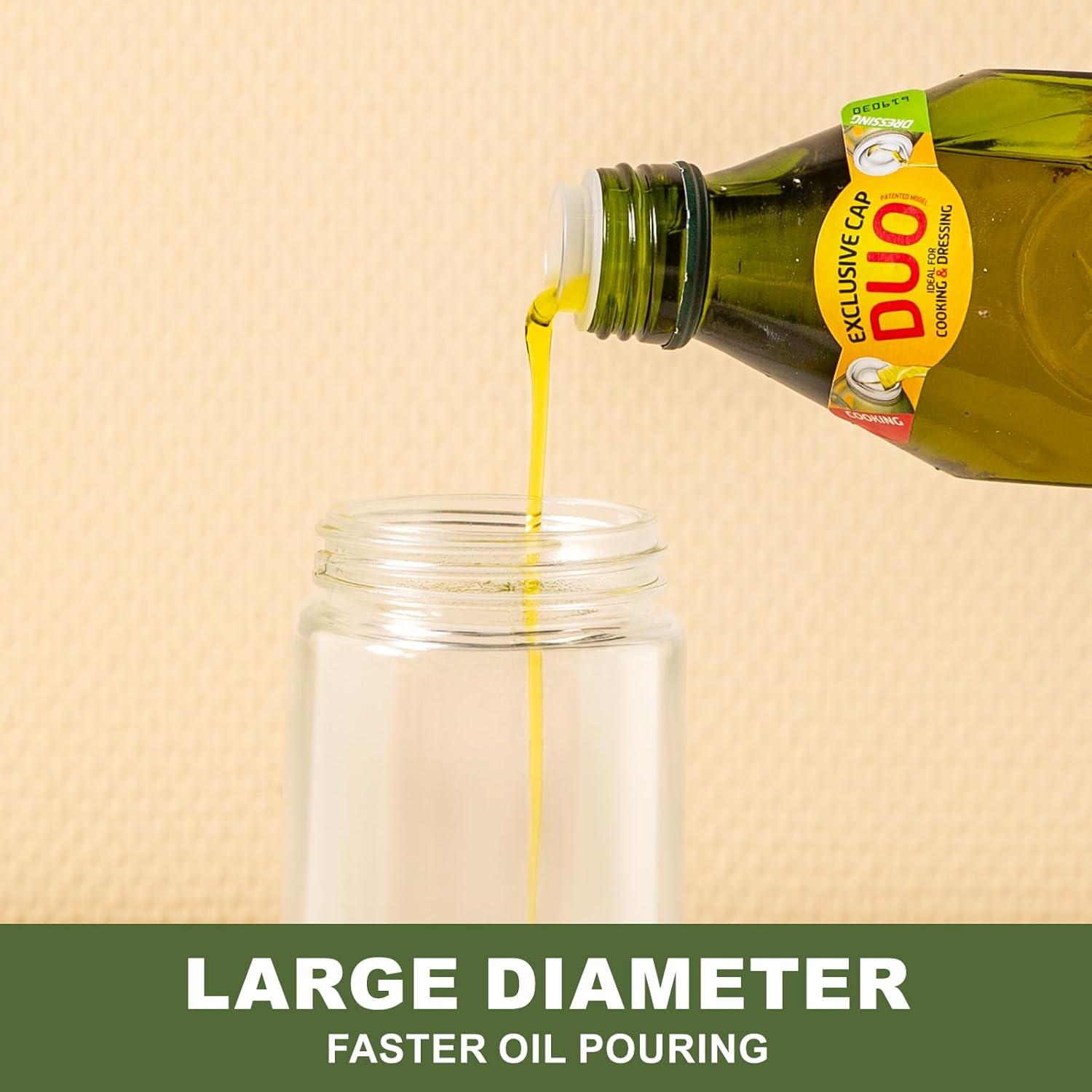 Botella dispensadora de aceite de oliva THETCHRY 590ml vidrio