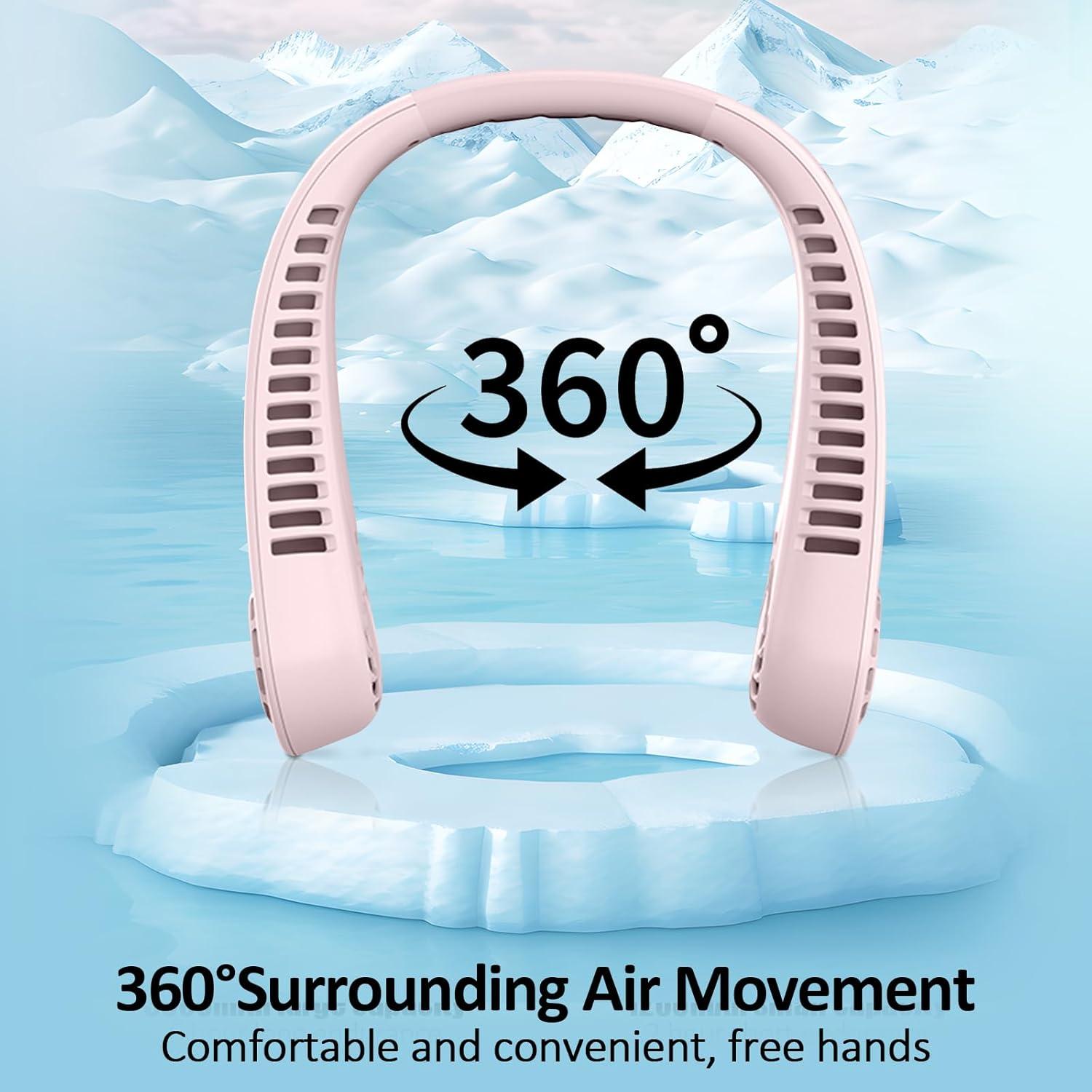 Ventilador Colgante BIRDDIE Rosa 5 Velocidades Portátil