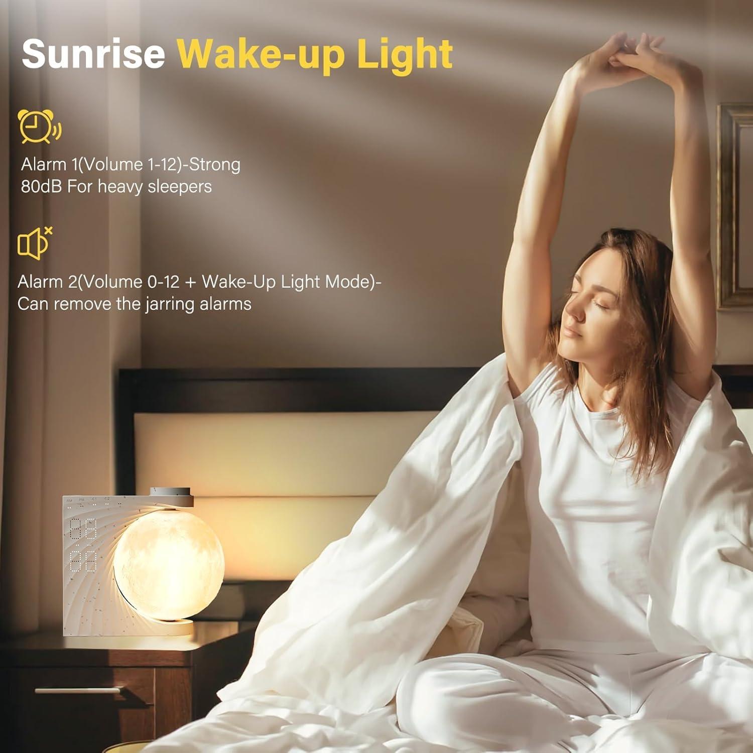 Despertador Amanecer RETEYUNG AJ320A Luz y Sonidos Naturales