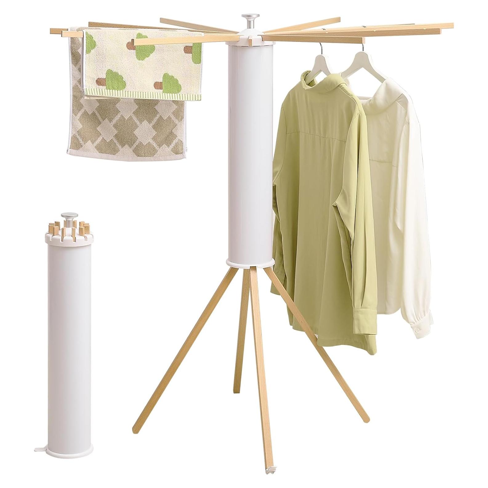 Estante Secar Ropa Plegable RFOUO 12 Varillas 3.5 kg