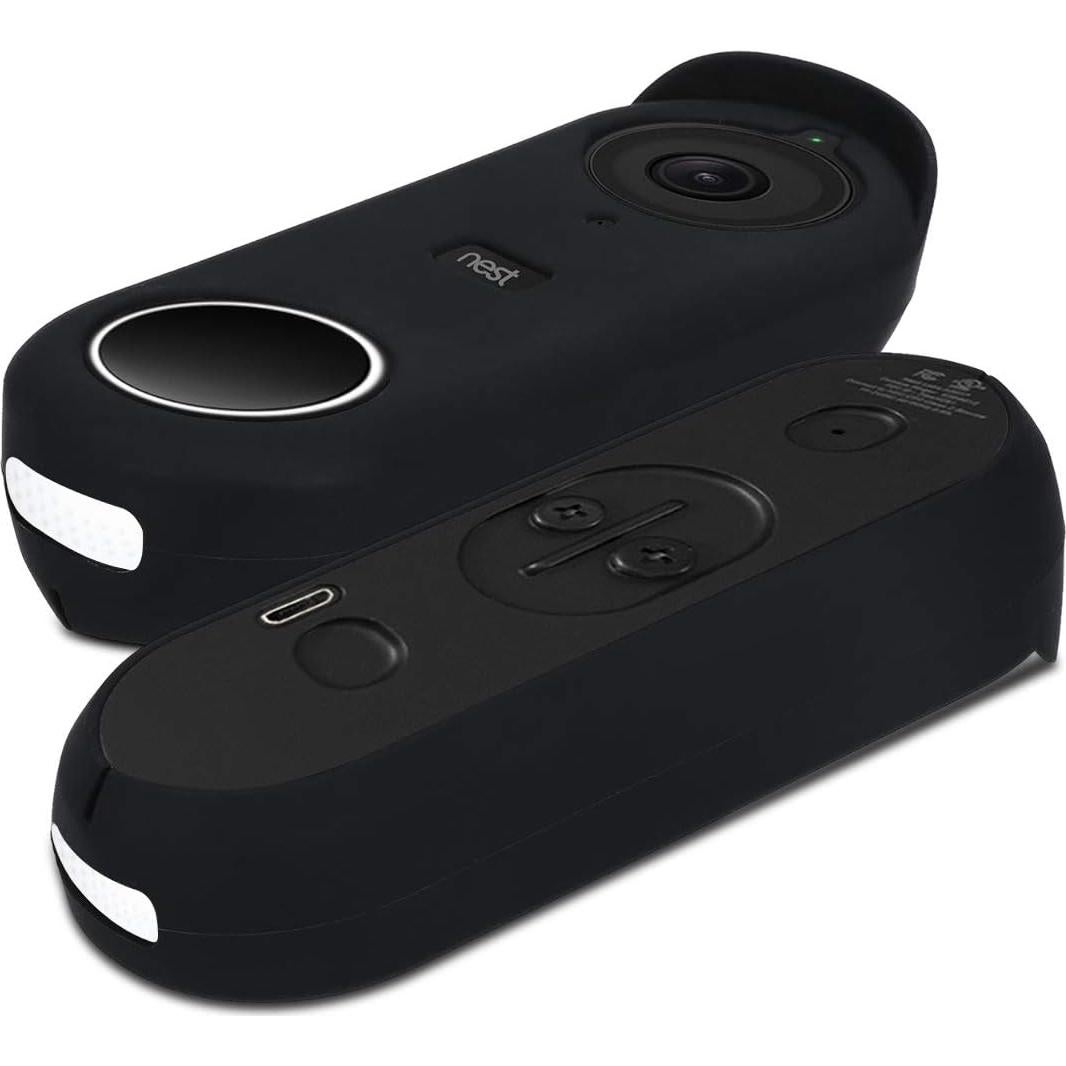 Funda de Silicona Negra KW-Mobile para Timbre Nest Hello