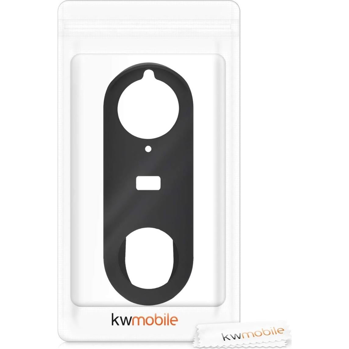Funda de Silicona Negra KW-Mobile para Timbre Nest Hello