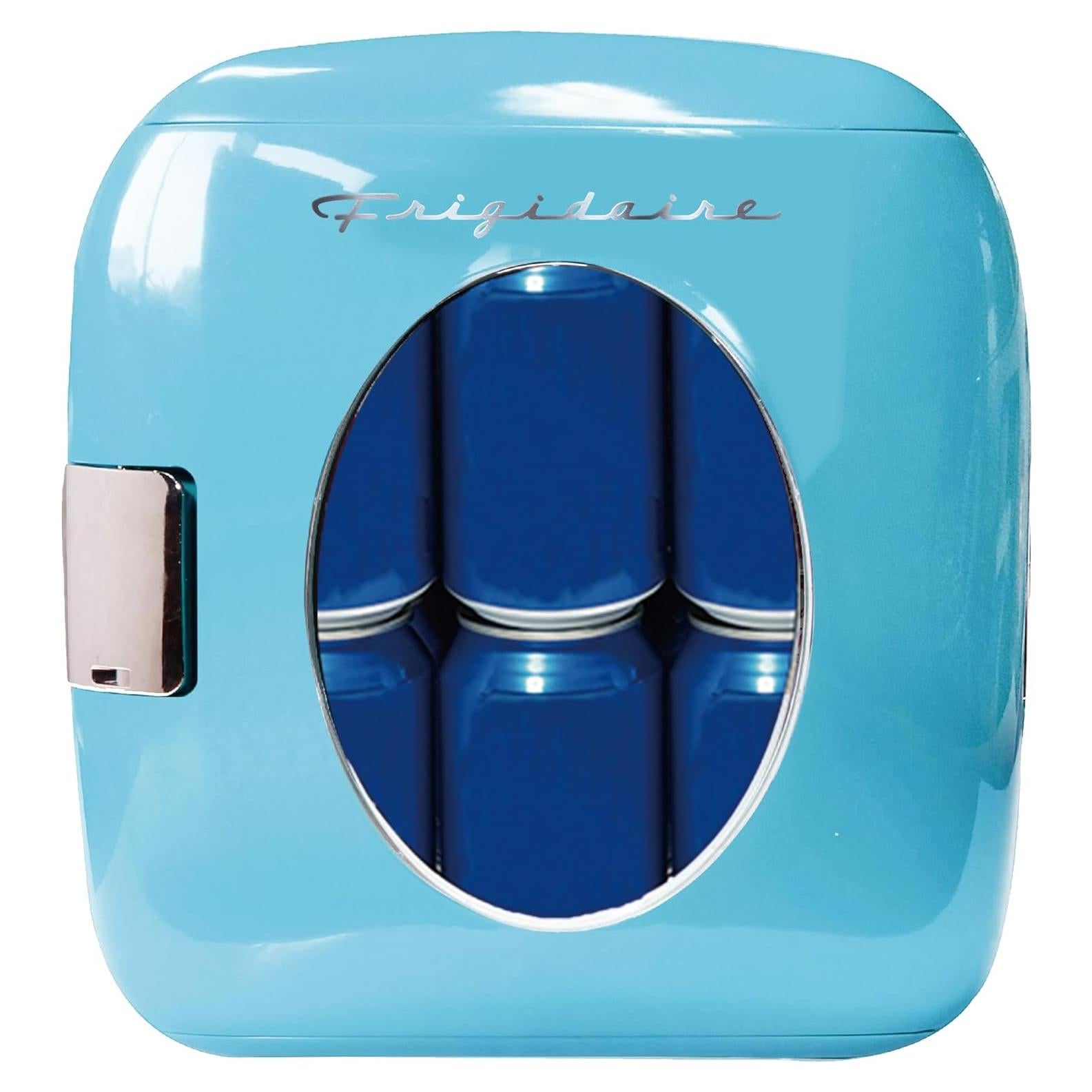 Mini Refrigerador Frigidaire Retro 9L 12 Latas Azul Portátil