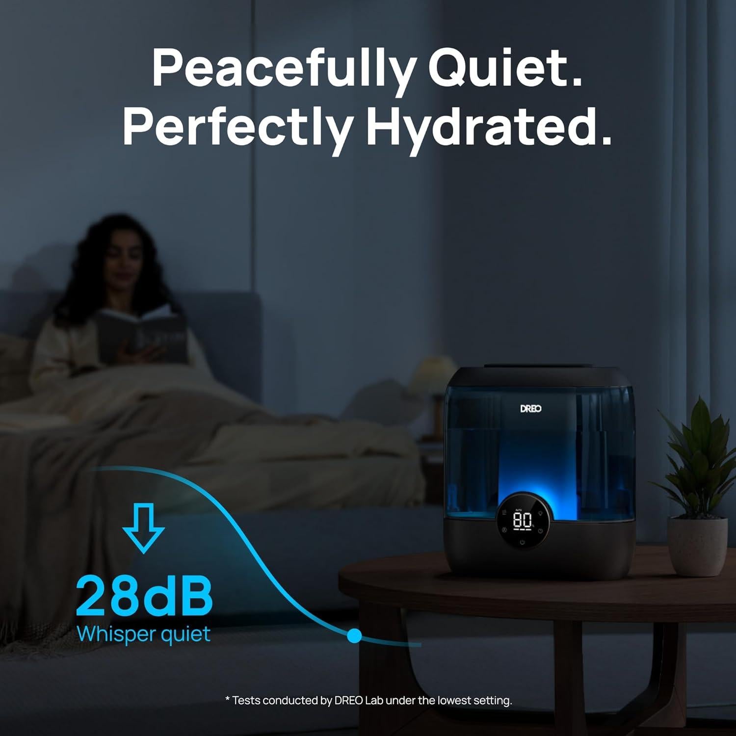Humidificador Ultrasónico Dreo HM524S 6L Negro para Habitaciones