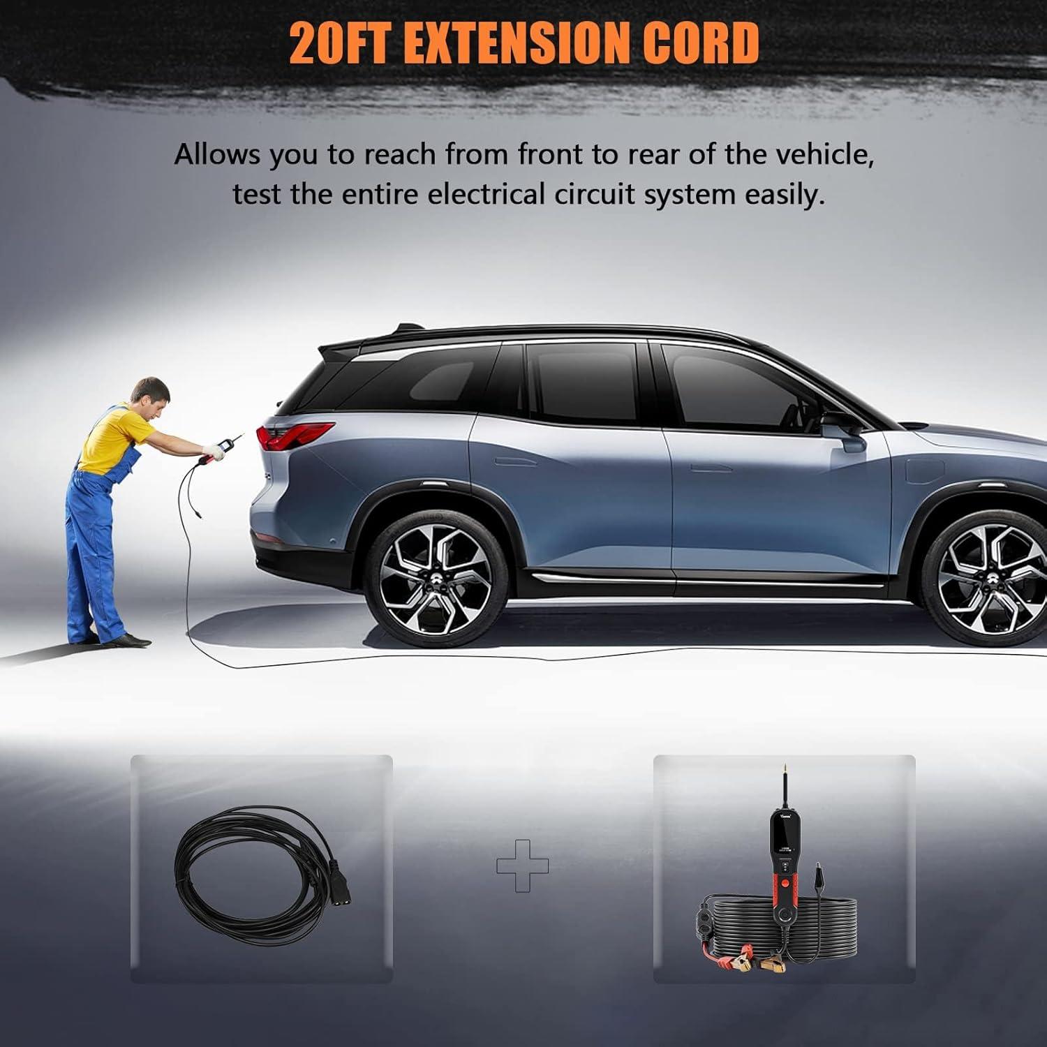 Kit de Prueba de Circuito VDIAGTOOL V200 12V 24V 12.19m