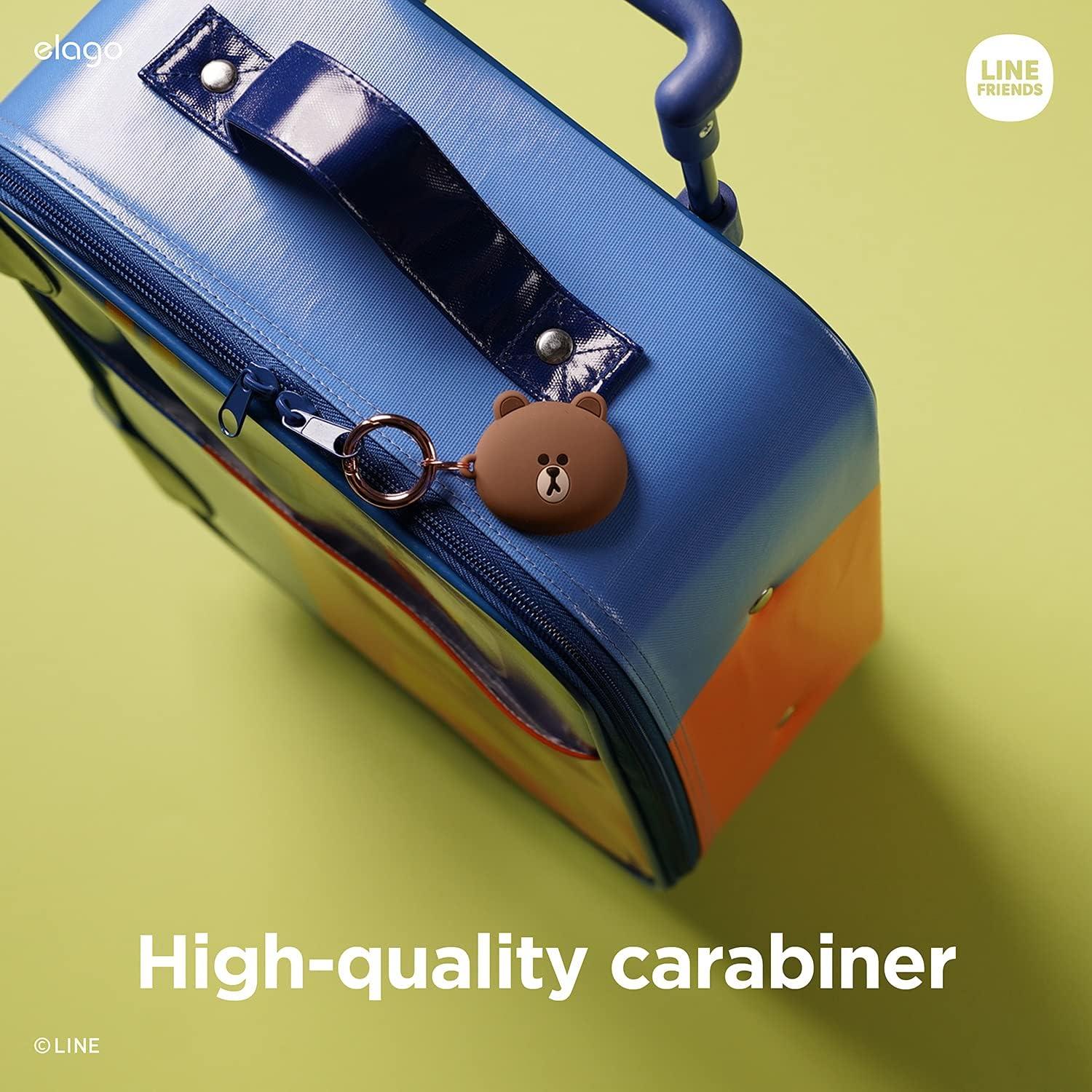 Funda de Silicona elago LINE Friends para Apple AirTag - Marrón