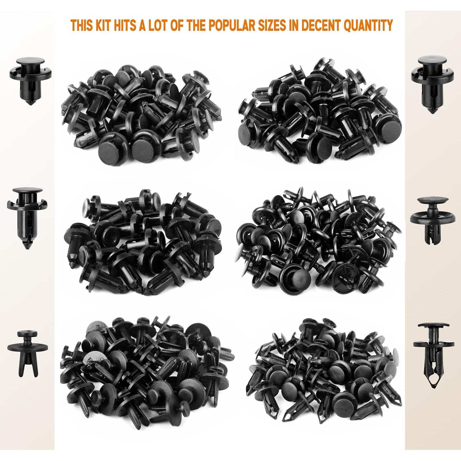 Kit de Clips de Retención Xislet 30 Pcs para Parachoques y Molduras