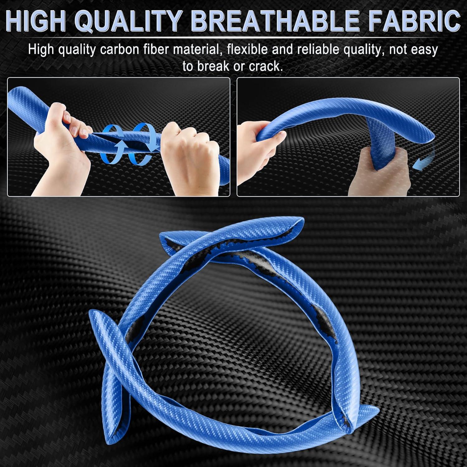 Funda de Volante Antideslizante Amiss 3 Piezas Azul Universal