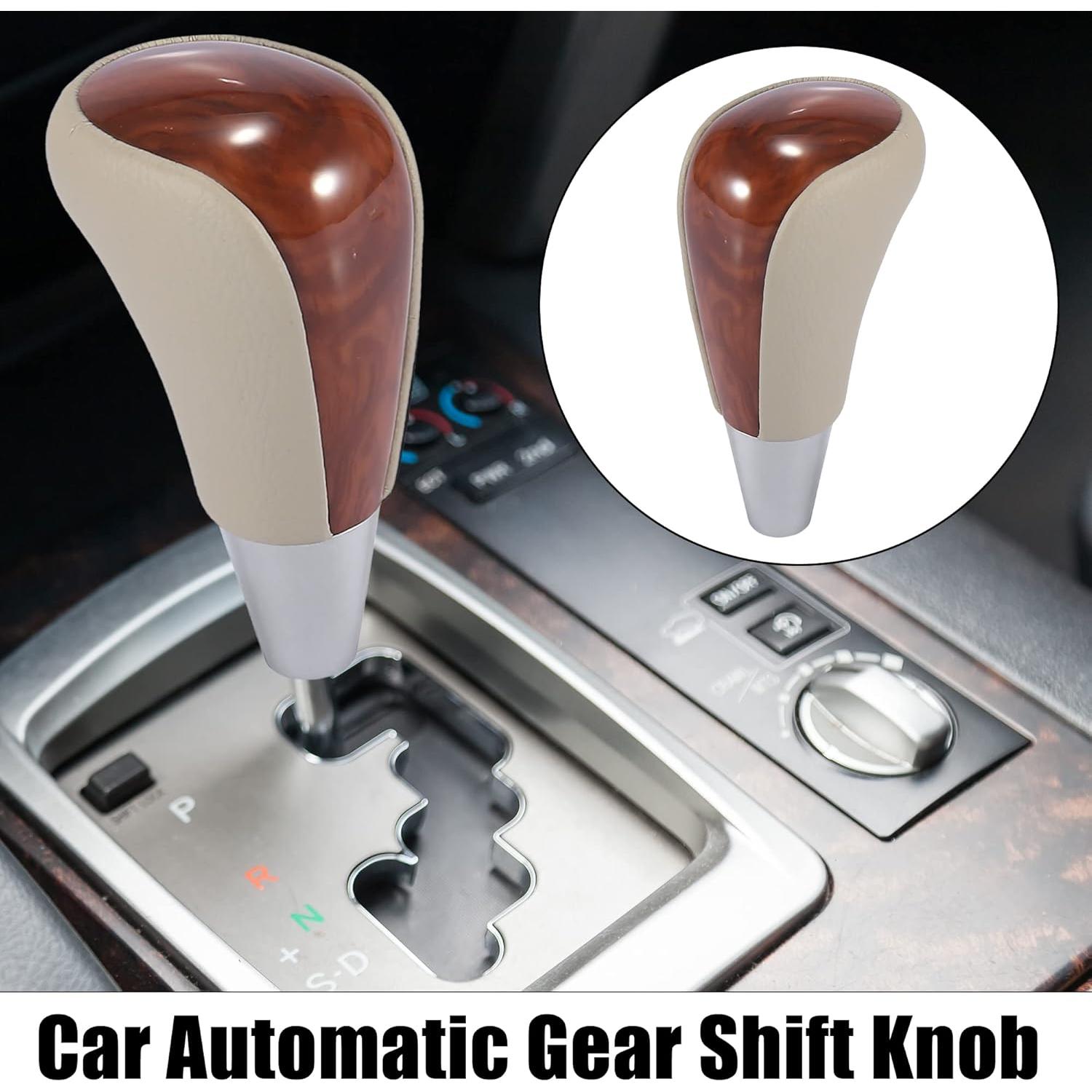 Perilla de Cambio Automático X AUTOHAUX Beige para Toyota y Lexus