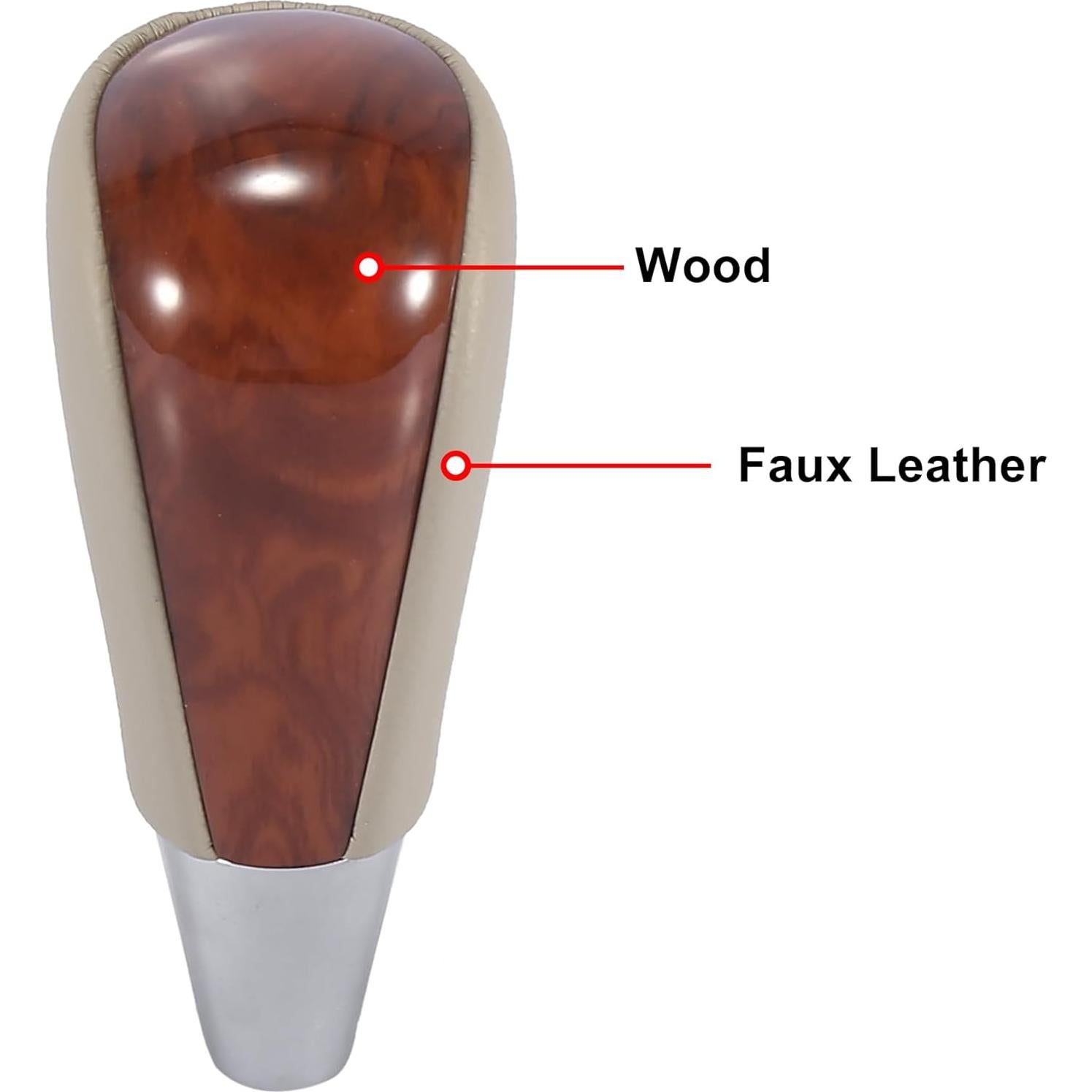 Perilla de Cambio Automático X AUTOHAUX Beige para Toyota y Lexus