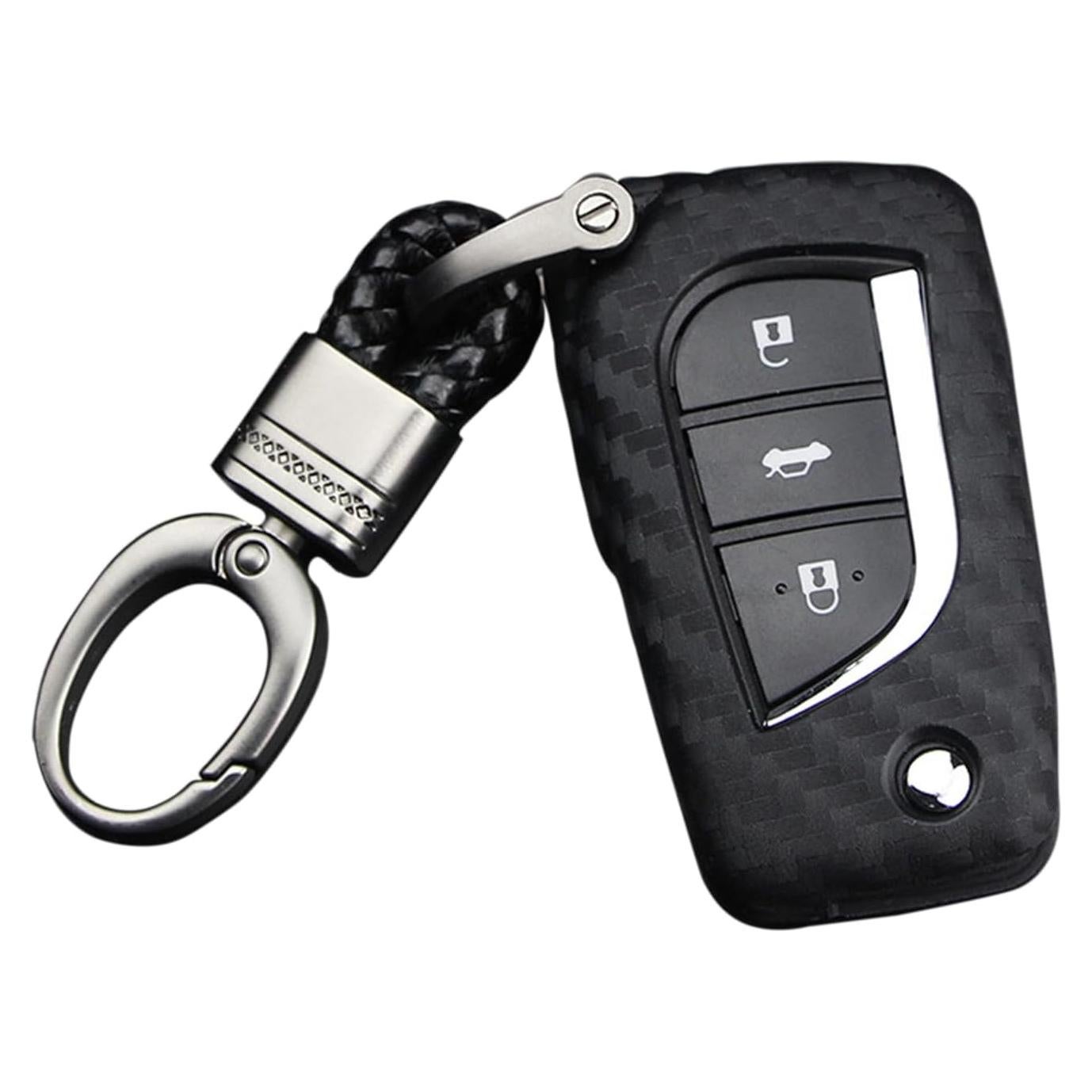 Funda de Llave de Silicona M.JVisun para Toyota - Negro