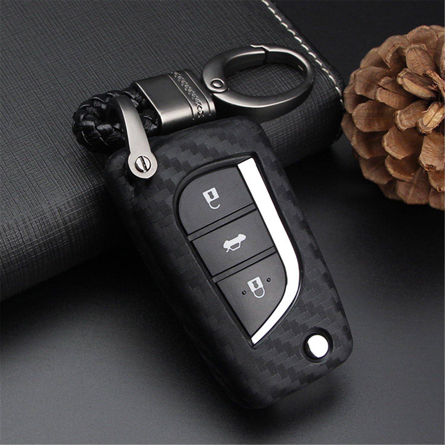 Funda de Llave de Silicona M.JVisun para Toyota - Negro
