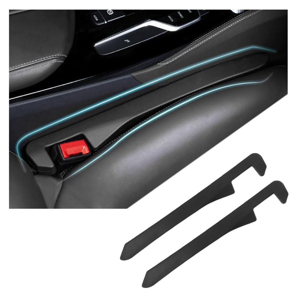 Relleno Espacio entre Asientos de Coche Carleef 2 Piezas Negro