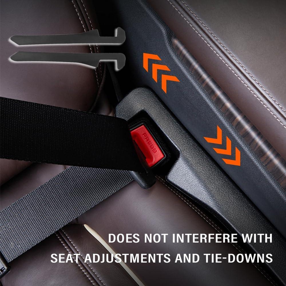 Relleno Espacio entre Asientos de Coche Carleef 2 Piezas Negro