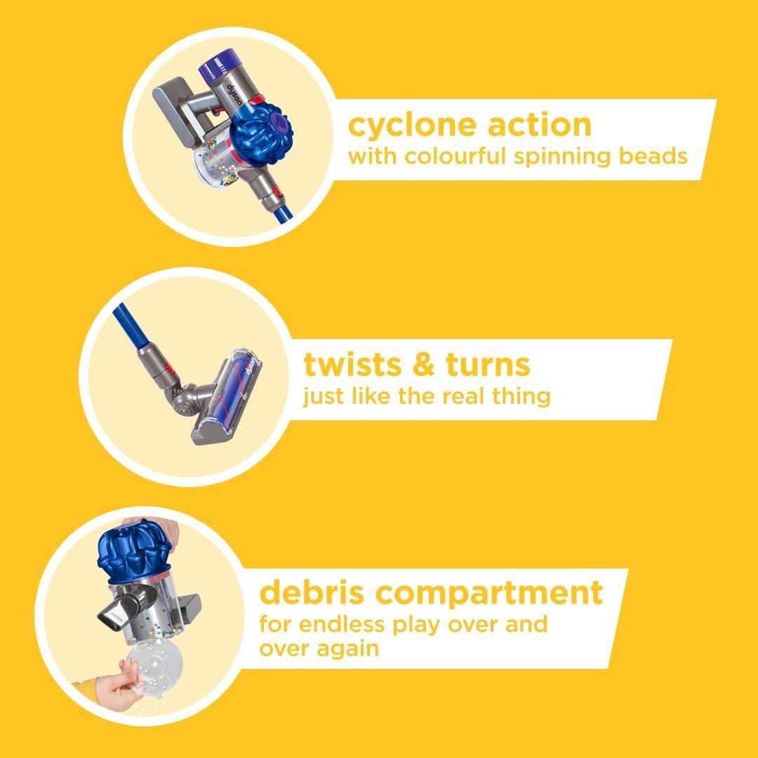 Aspiradora de Juguete Casdon Dyson Azul - Licencia Oficial 3+ Años