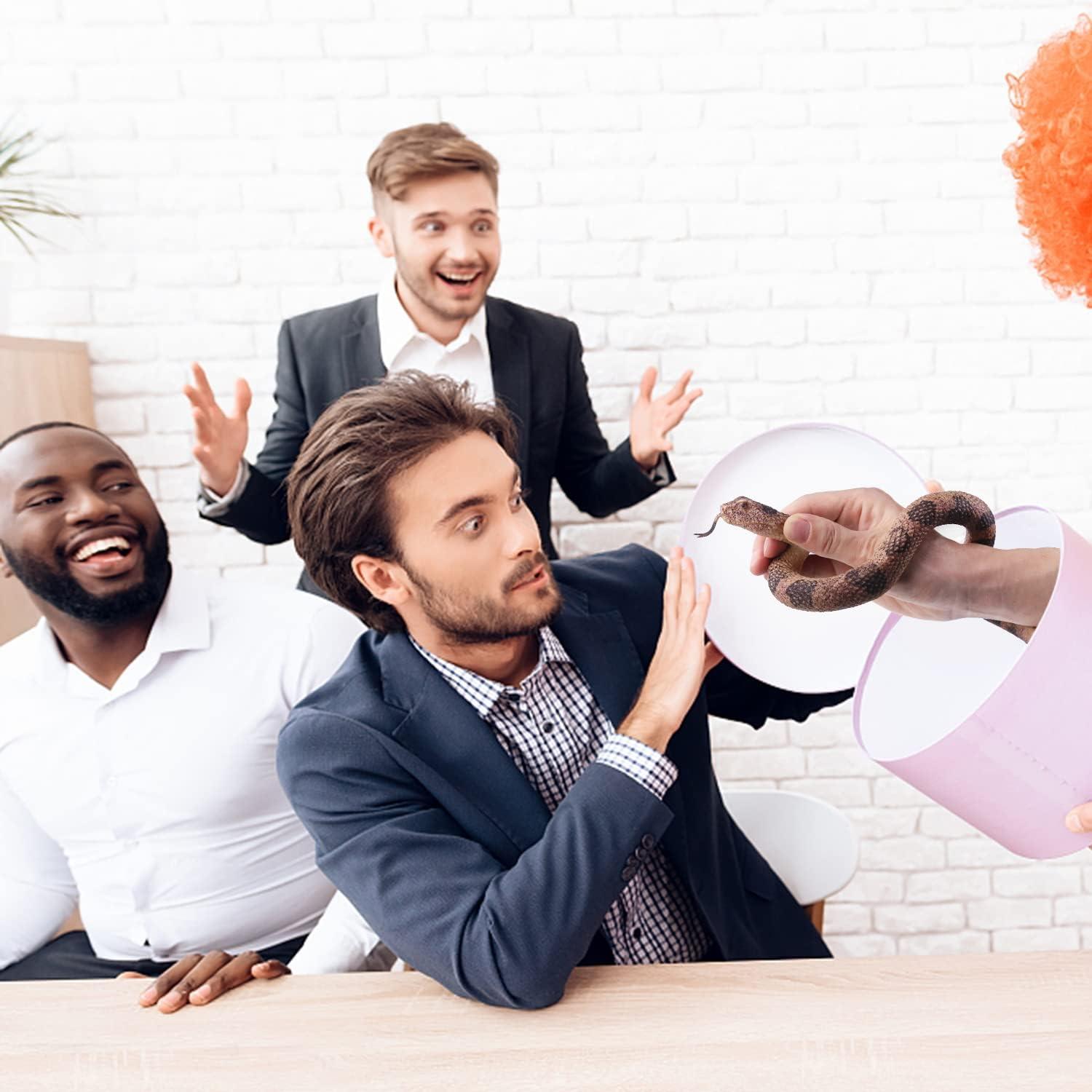 Juguetes de Serpiente Falsas SIENON 2Pack - Goma Suave 38cm