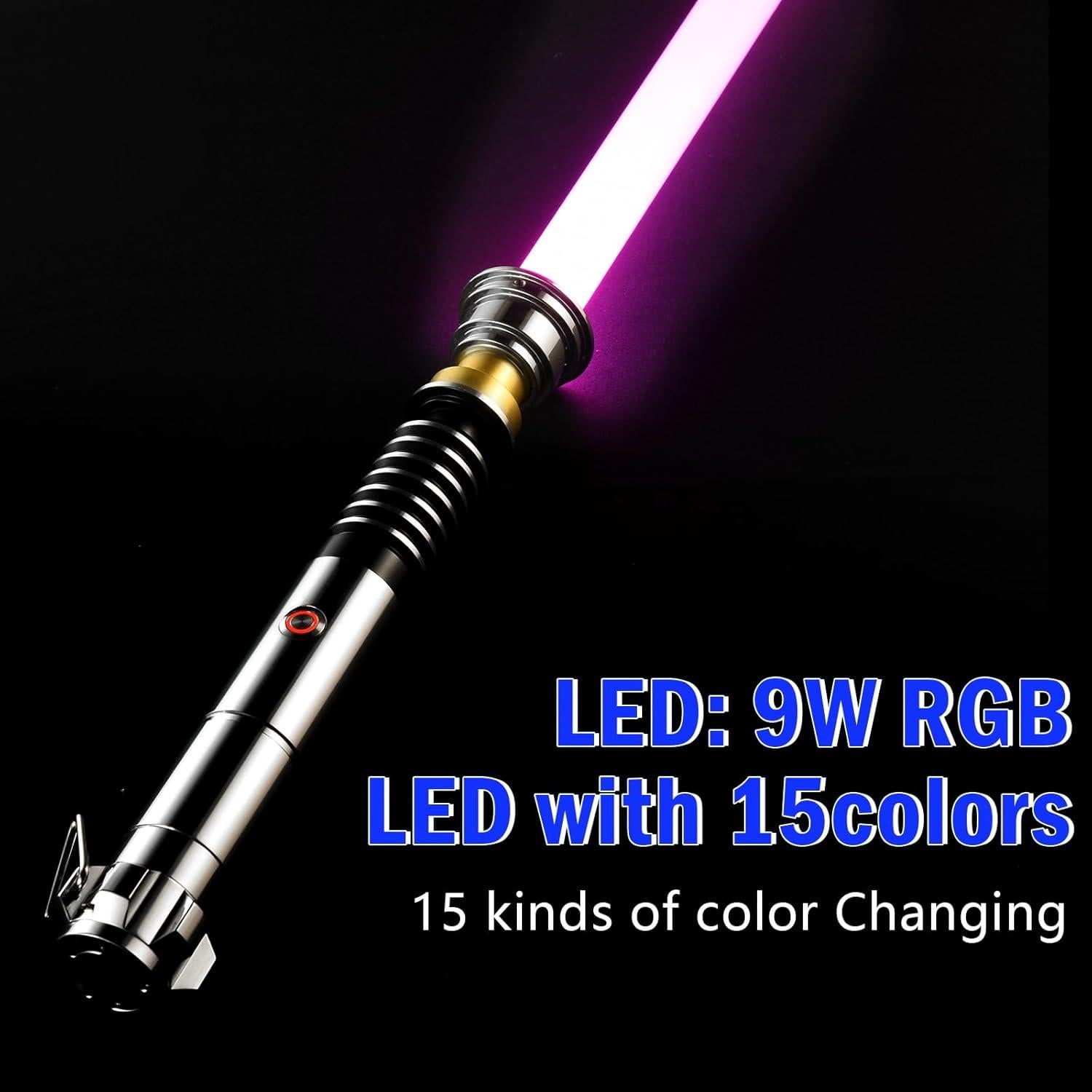 Sable de Luz LIHTJOYFUN Luke 82cm Recargable USB 19 Colores