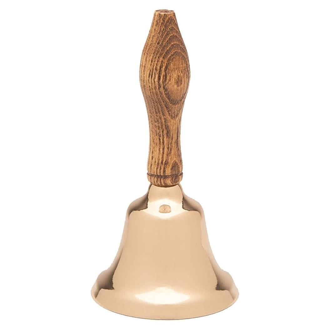 Campana de Mano de Latón Bevin Bells | 2HB | Mango de Madera