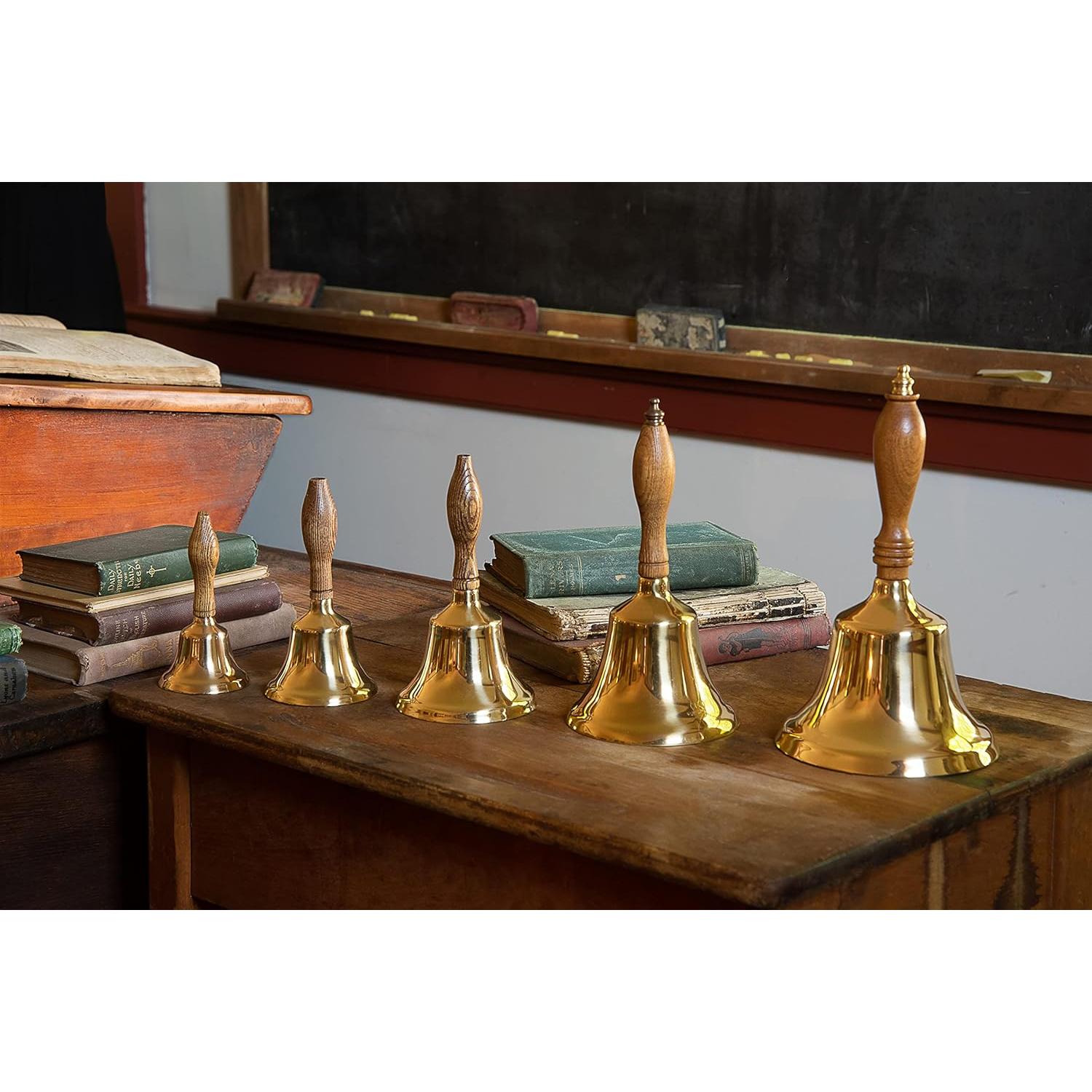 Campana de Mano de Latón Bevin Bells | 2HB | Mango de Madera