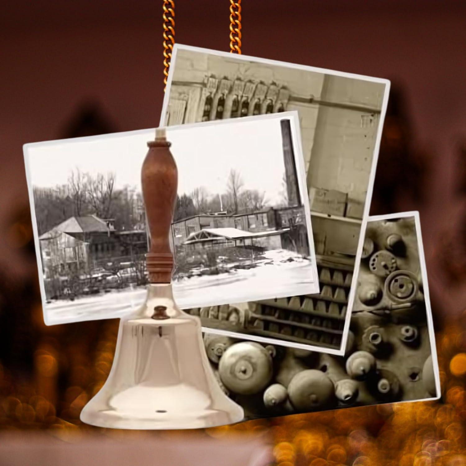 Campana de Mano de Latón Bevin Bells | 2HB | Mango de Madera