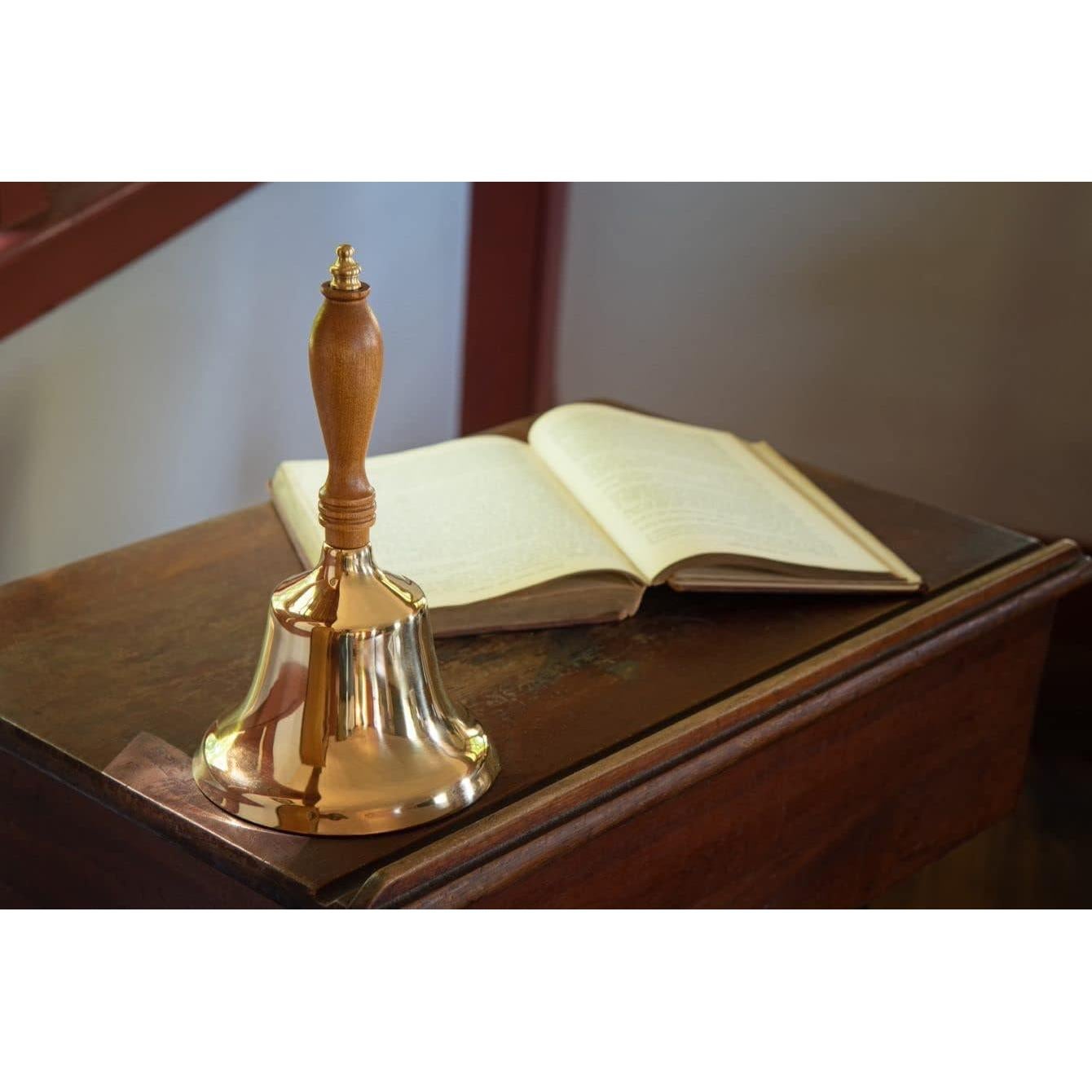 Campana de Mano de Latón Bevin Bells | 2HB | Mango de Madera