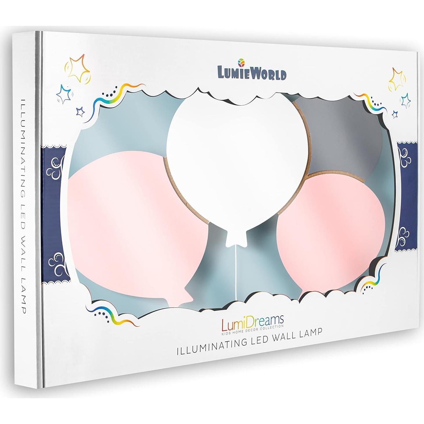 Luz Nocturna Montada en Pared LumiPets LumiDreams 45x29cm