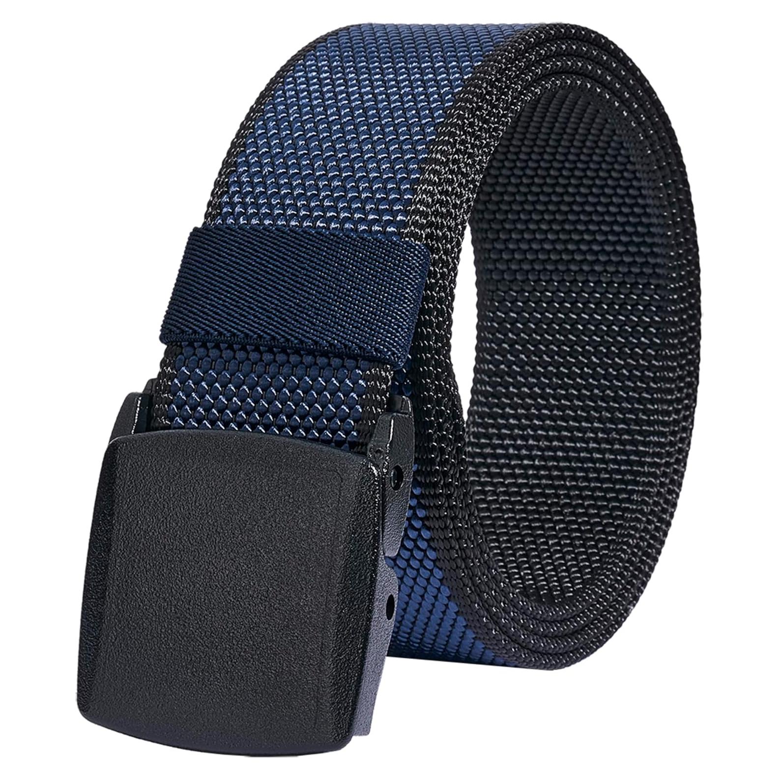 Cinturón Reversible Casual LionVII para Hombre - Ajustable 68-124 cm