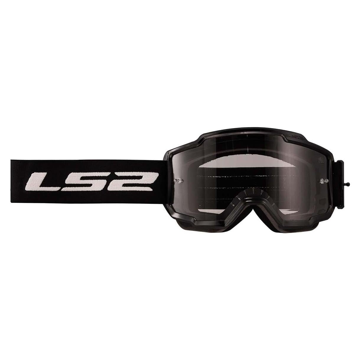 Gafas de Moto LS2 Charger OTG Negro Lente Clara