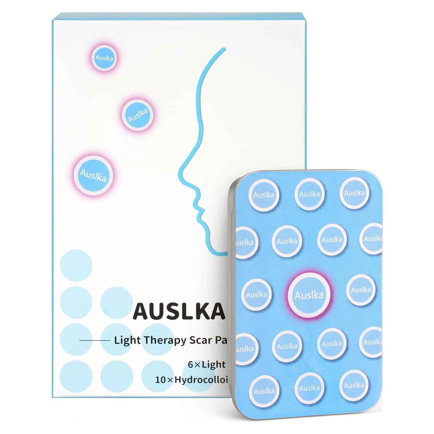 Parche Terapia de Luz LED AUSLKA para Imperfecciones Azul