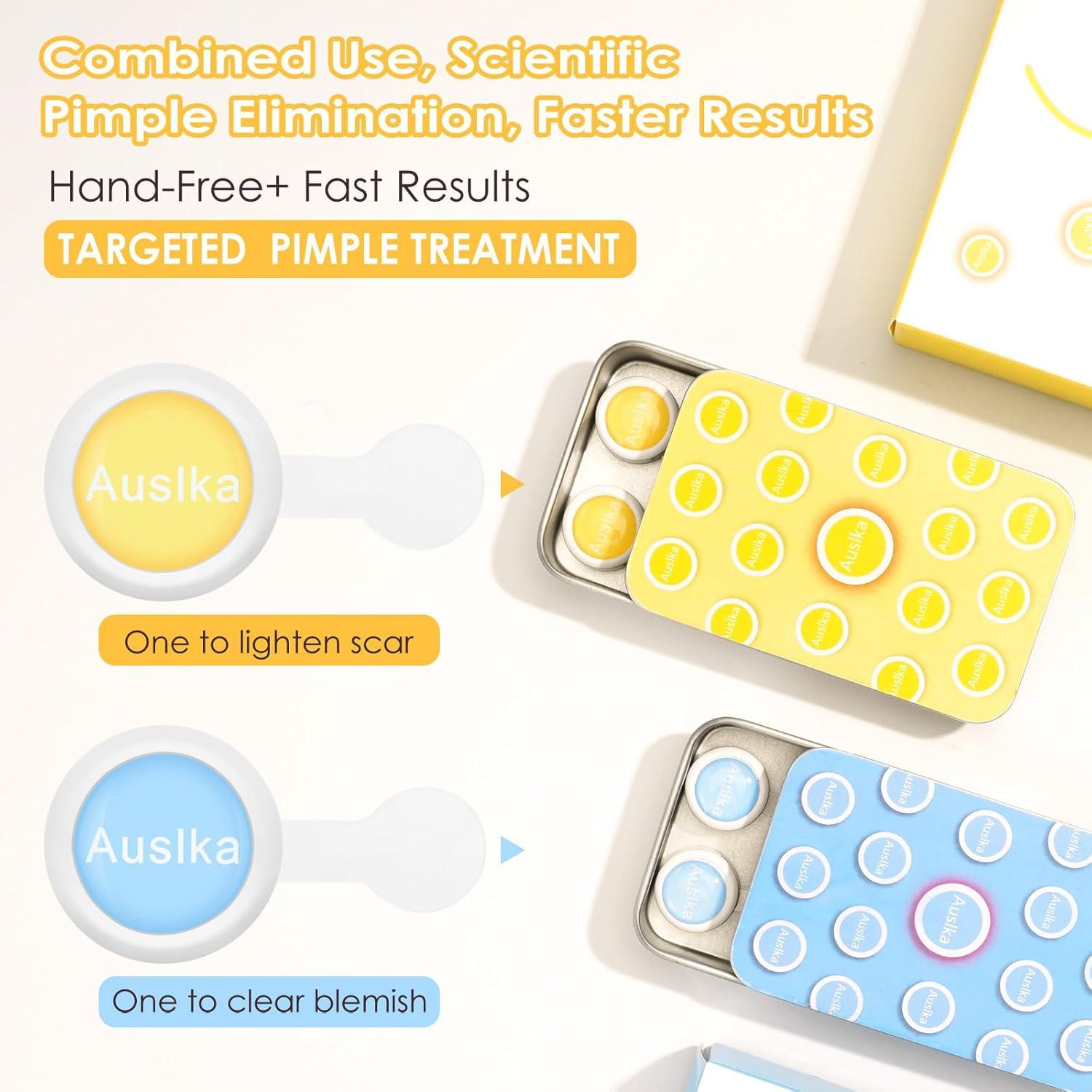 Parche Terapia de Luz LED AUSLKA para Imperfecciones Azul