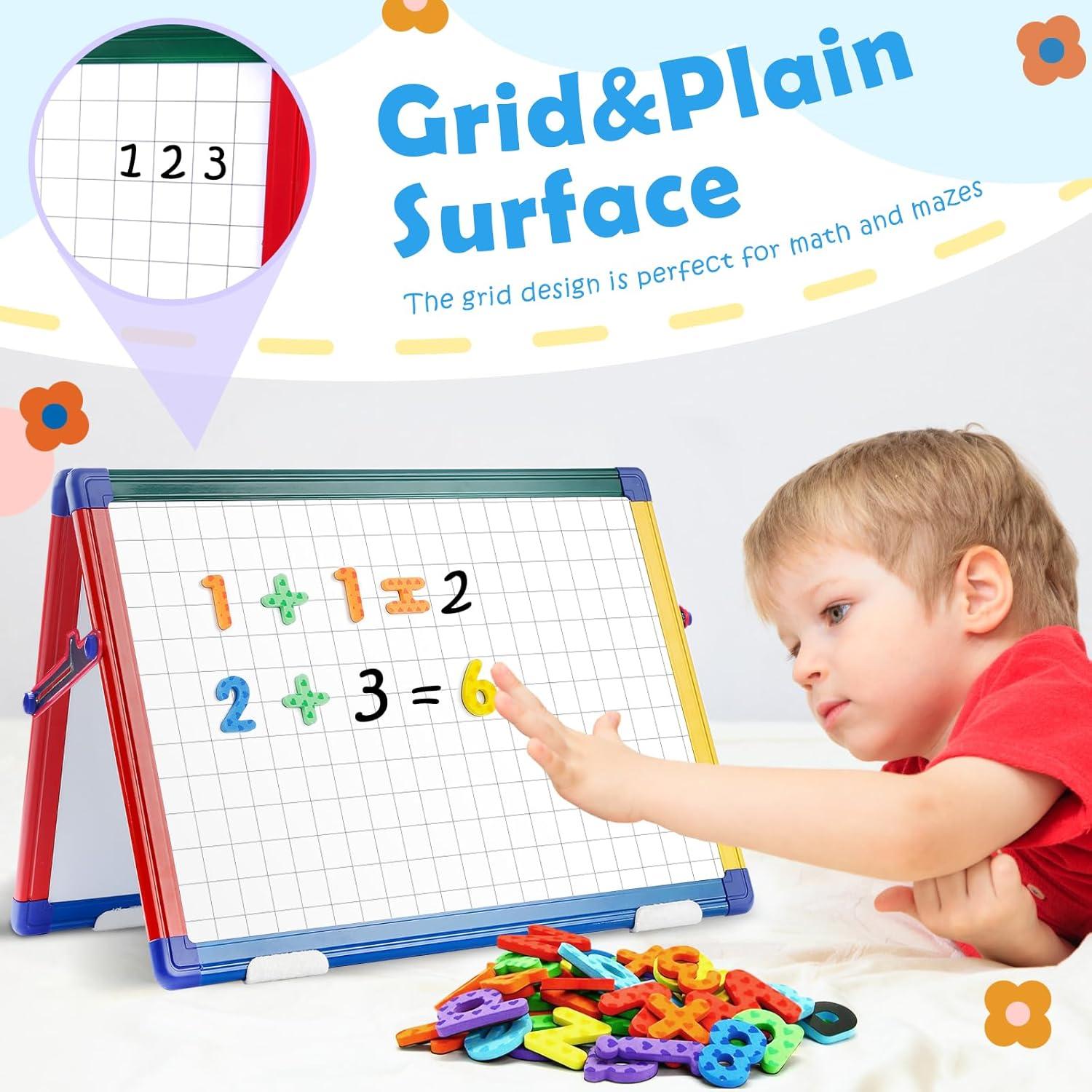 Pizarra Blanca Portátil SWANCROWN 40x30 cm Doble Cara