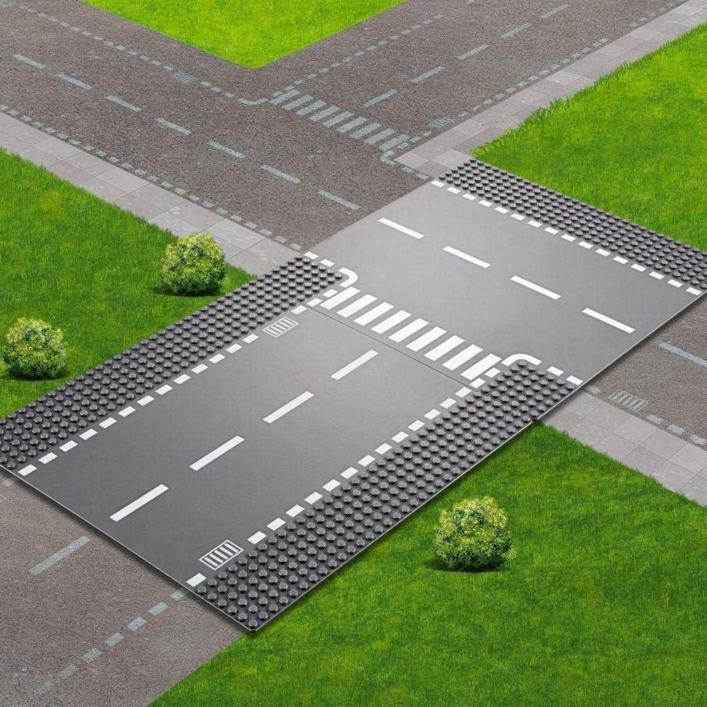 LEGO Ciudad Placas de Carretera Rectas y en T 60236