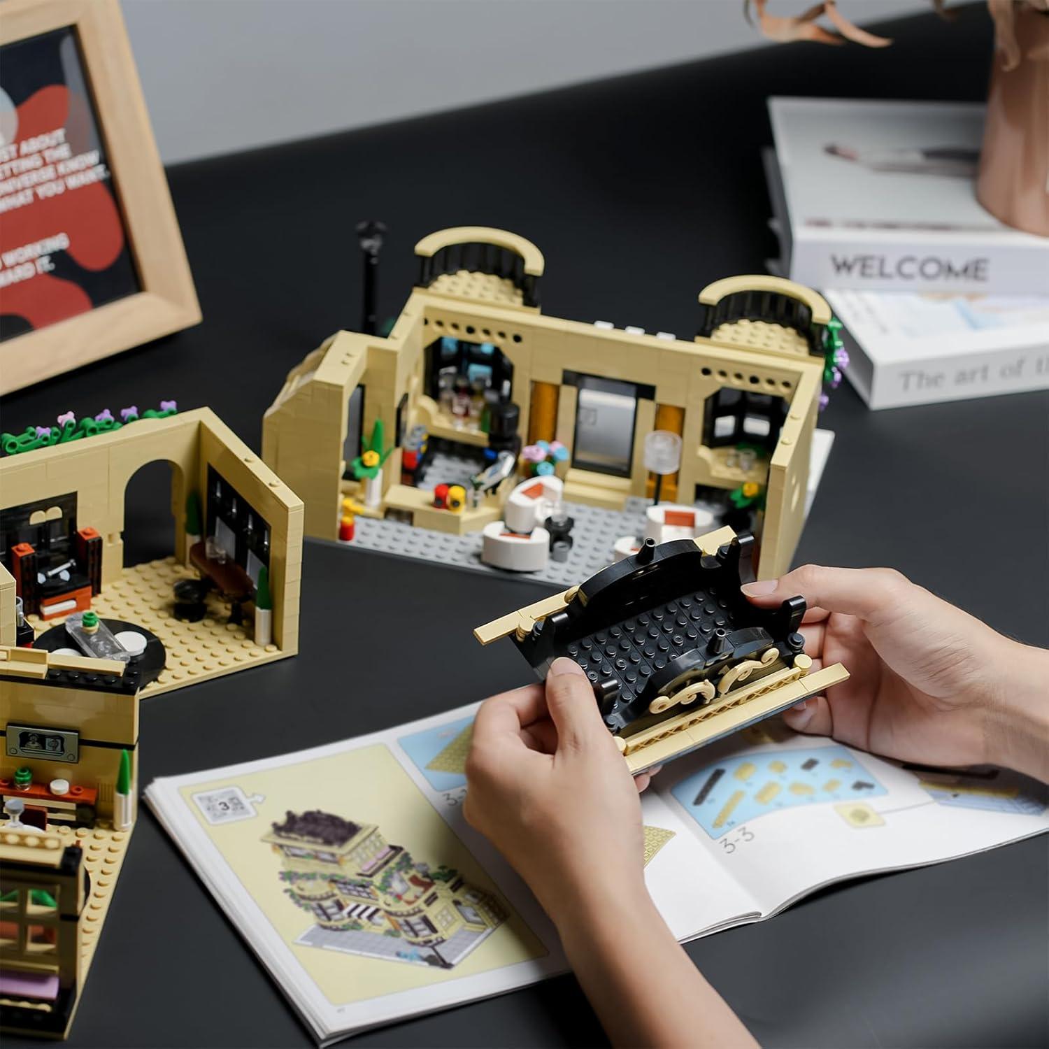 Set de Construcción ENJBRICK Cafetería Ciudad 1443 Piezas