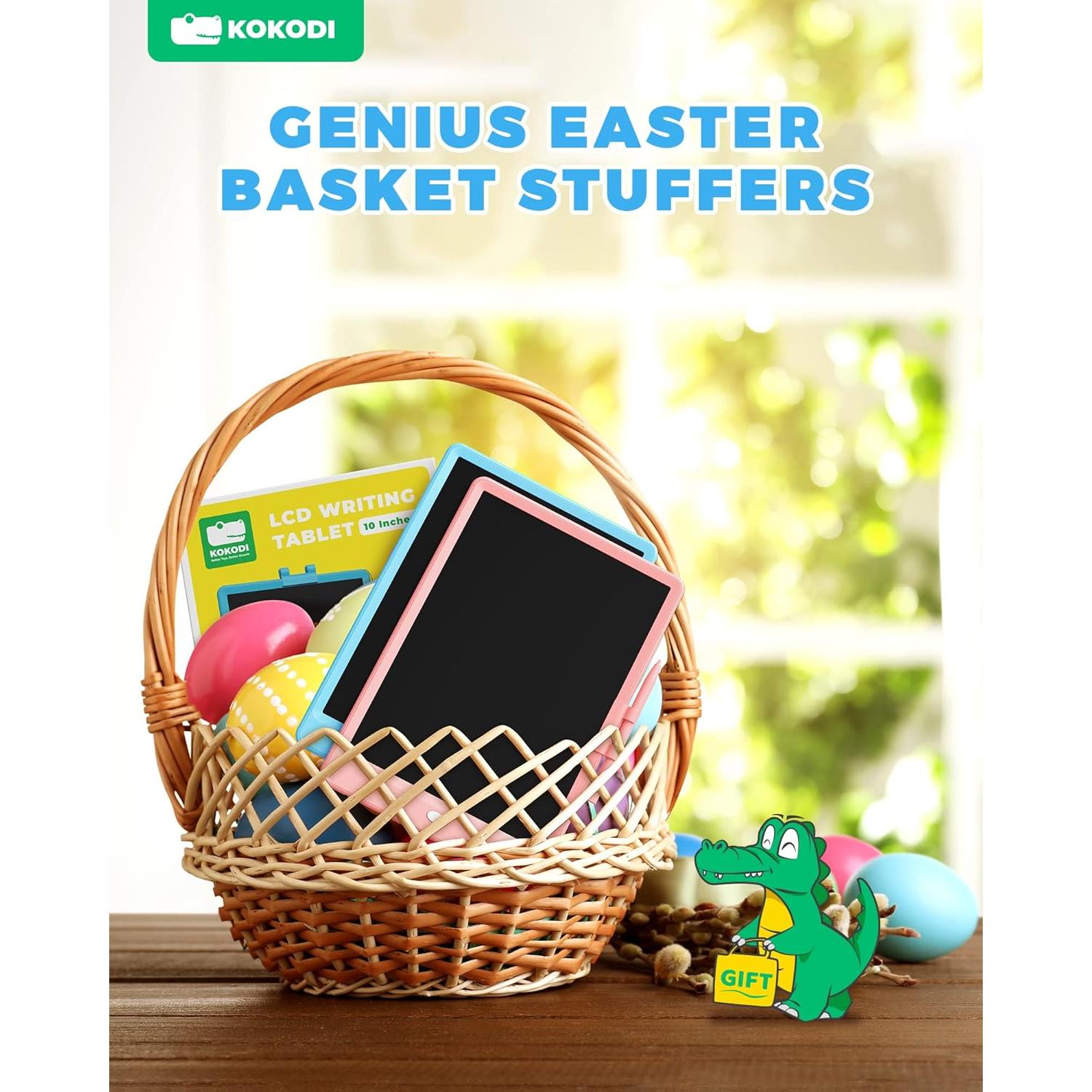 Tableta de Escritura LCD KOKODI 10" Rosa Borrable para Niños