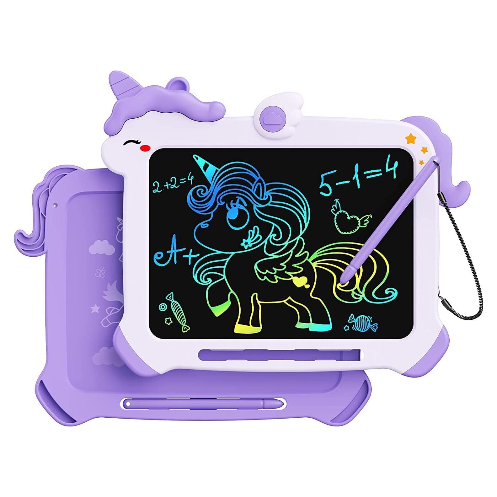 Tableta de Escritura LCD Kikapabi Unicornio 8.5" Colorida