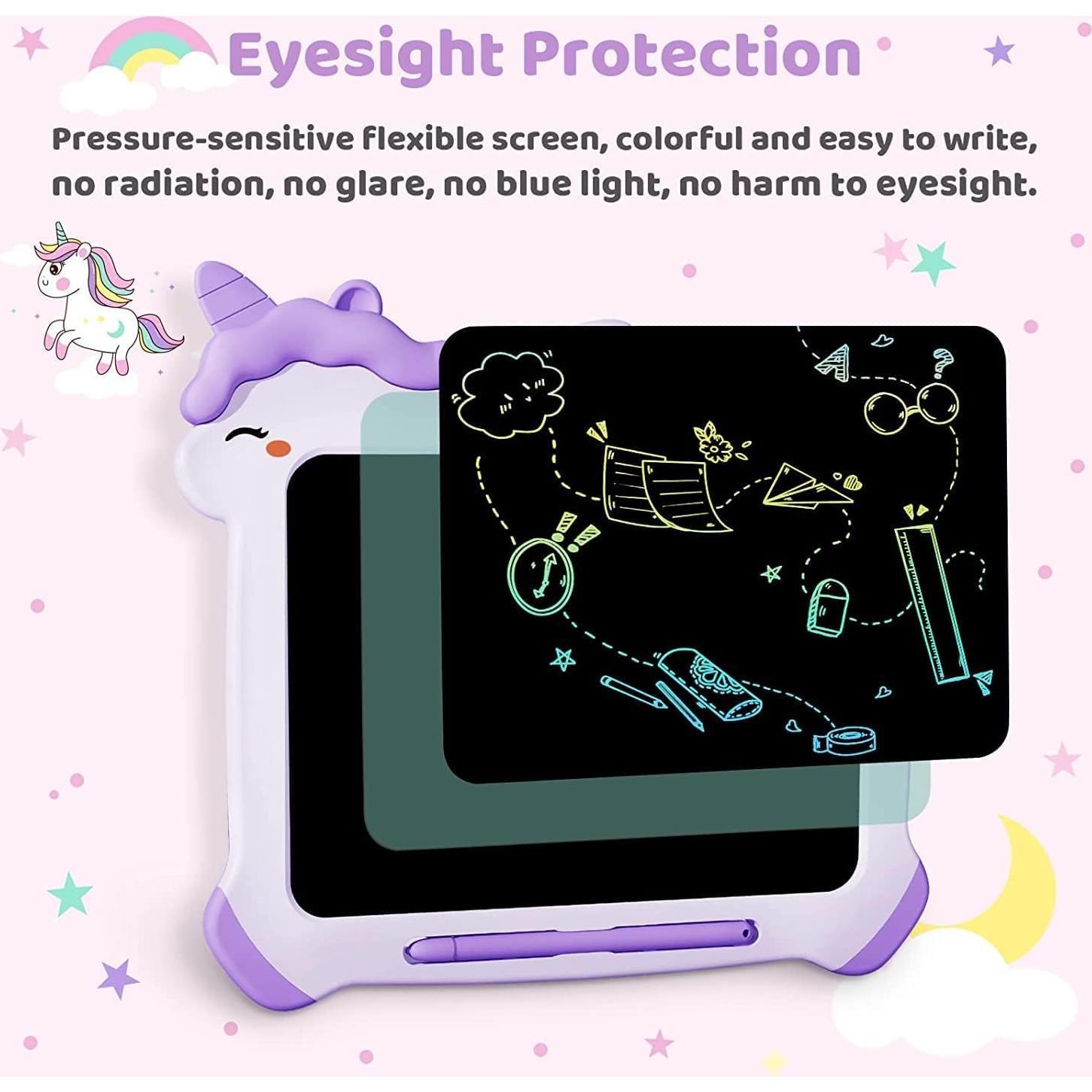 Tableta de Escritura LCD Kikapabi Unicornio 8.5" Colorida