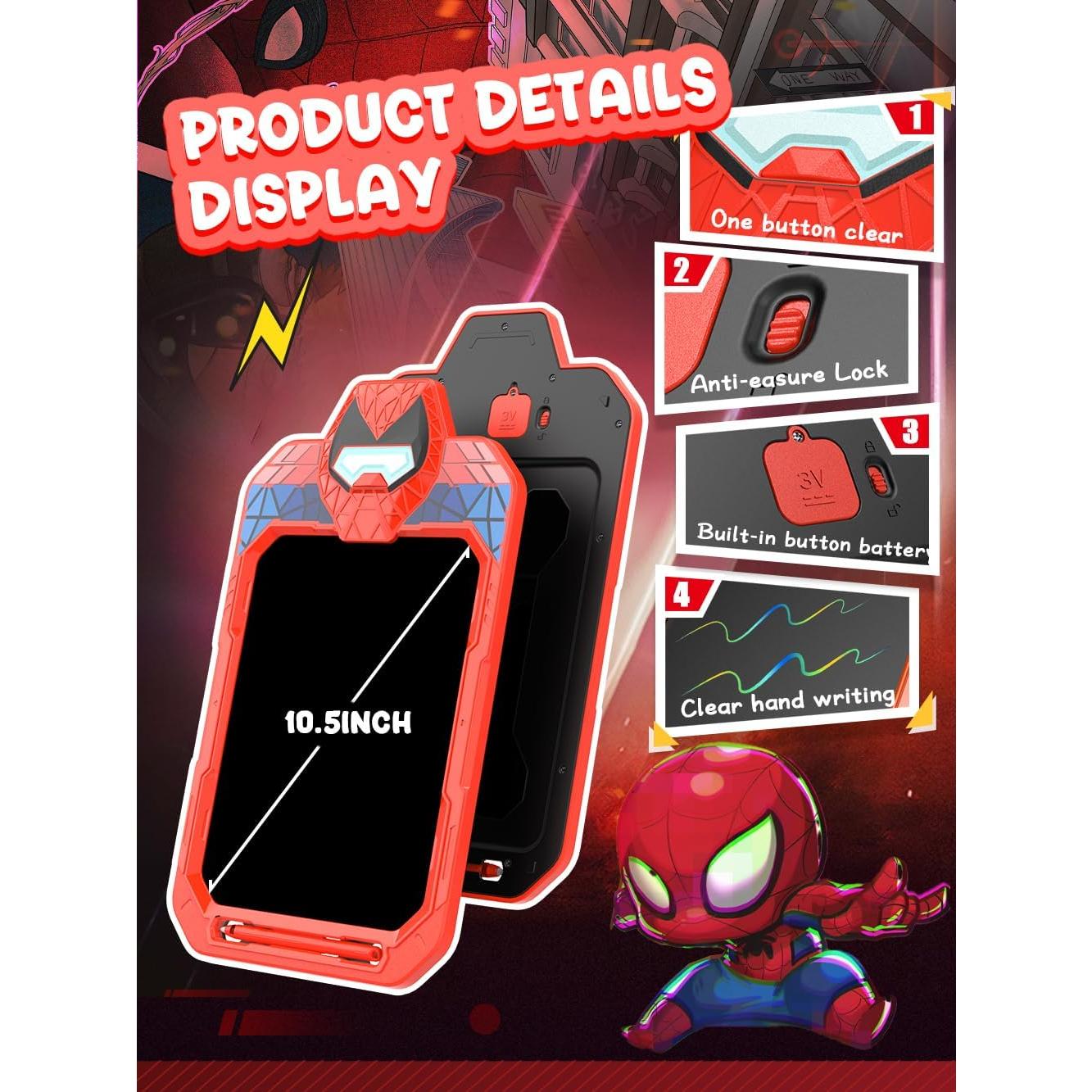 Tableta de Escritura LCD BUKEBU 10" Colorida para Niños