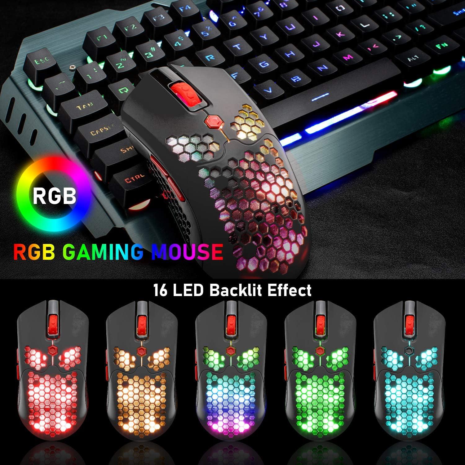 Ratón Gaming Inalámbrico ZIYOU LANG 12000 DPI RGB 69g